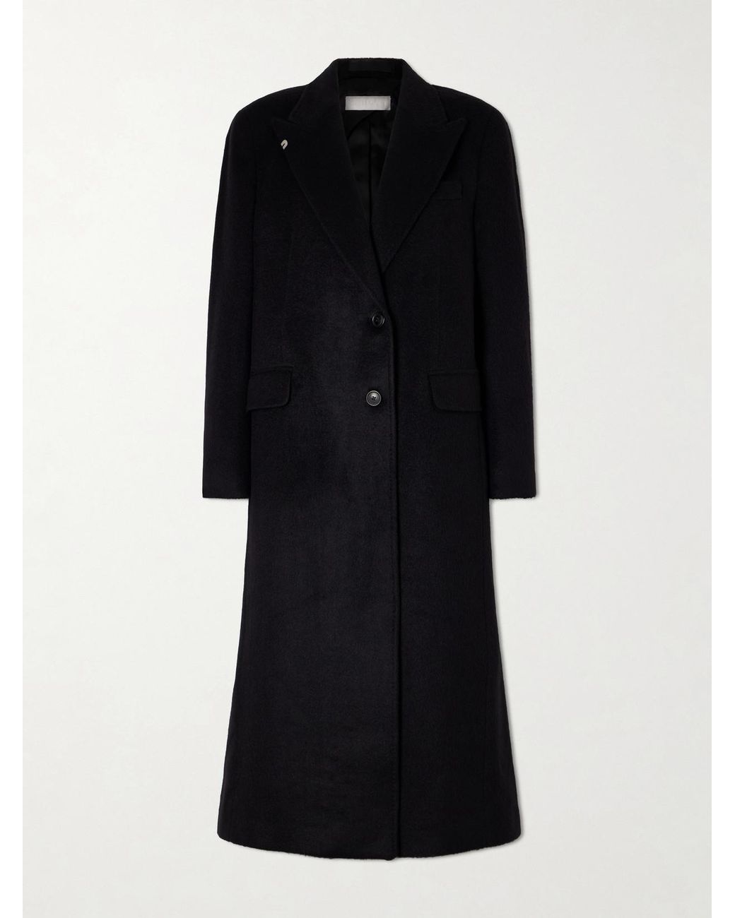 Our Legacy Black Manta Mohair-Blend Coat