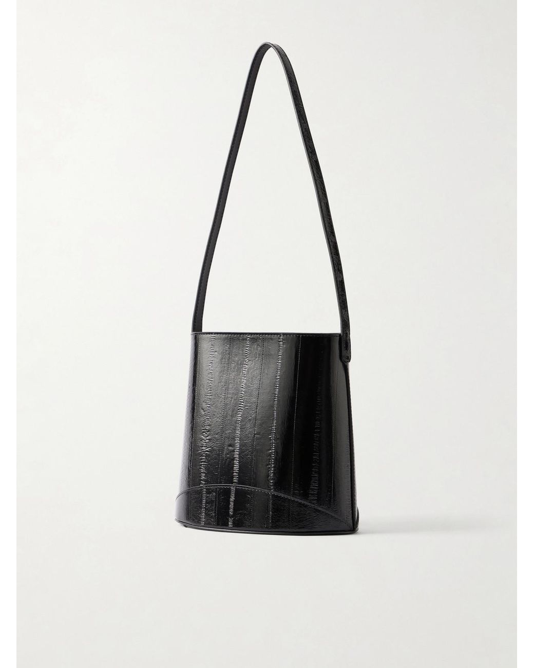 Neous White Pardalis 2.0 Eel-Effect Leather Shoulder Bag
