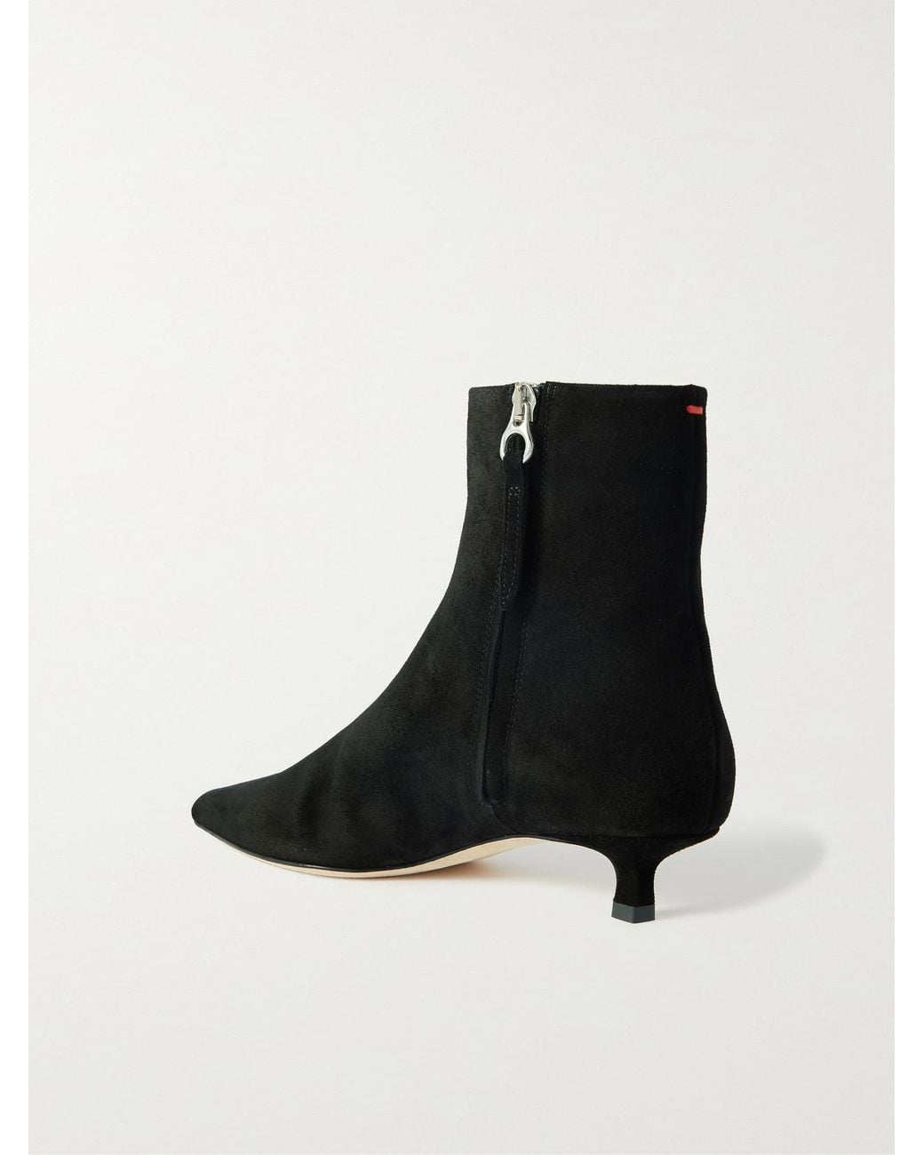 Aeyde Black Sofie Suede Ankle Boots