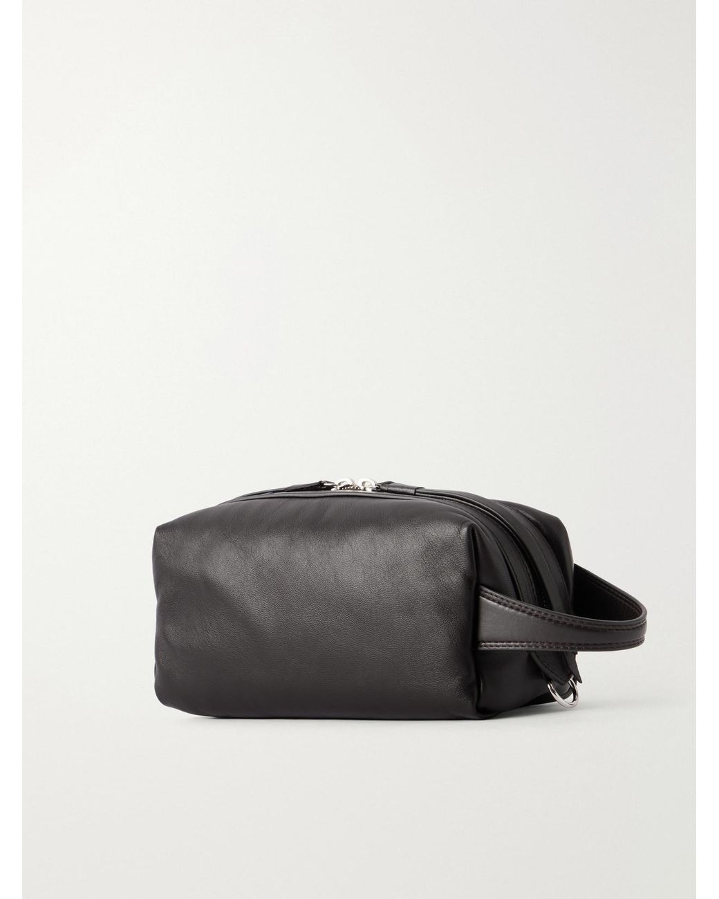 Lemaire Black Care Small Leather Shoulder Bag