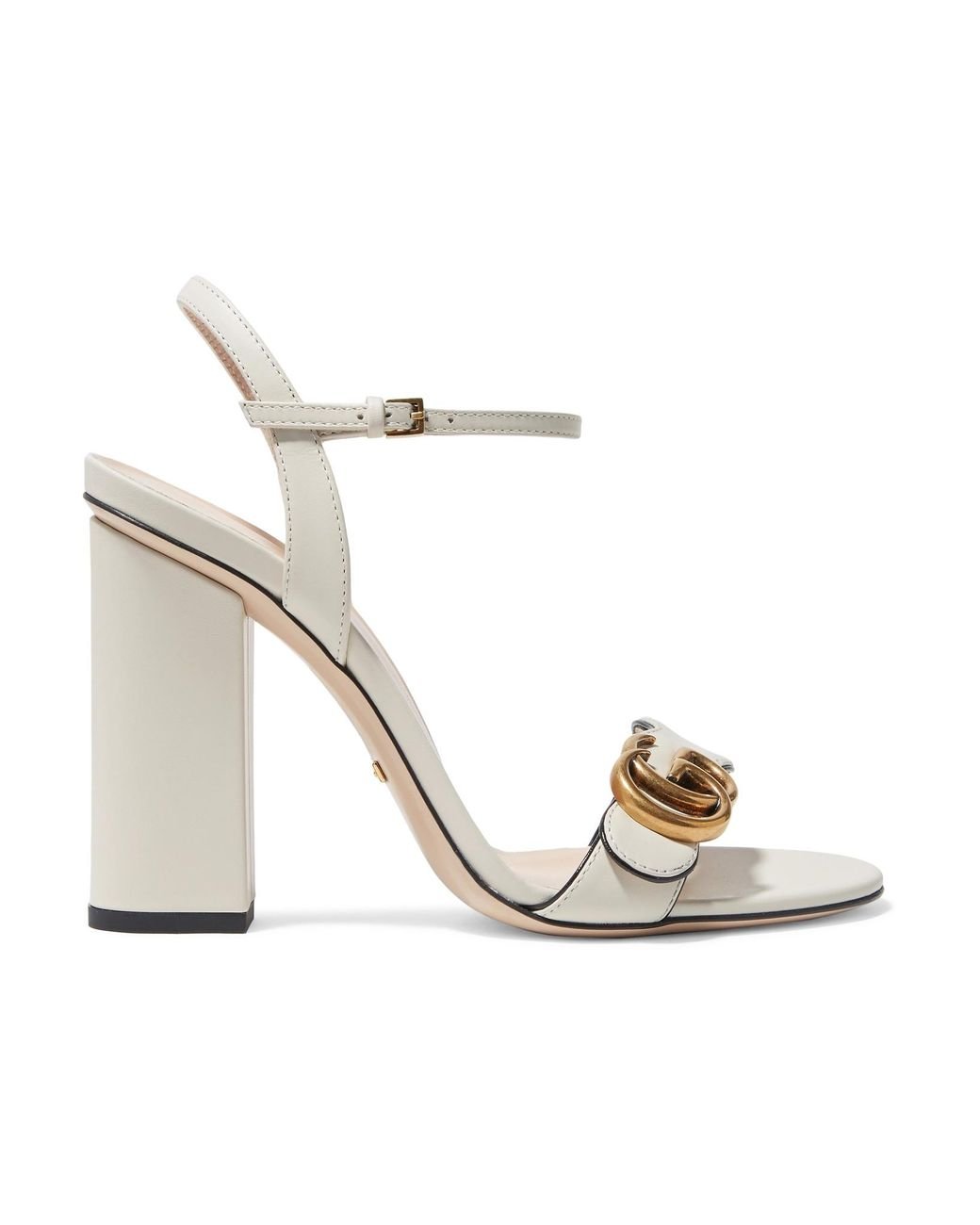Gucci Leather Sandal Lyst Australia