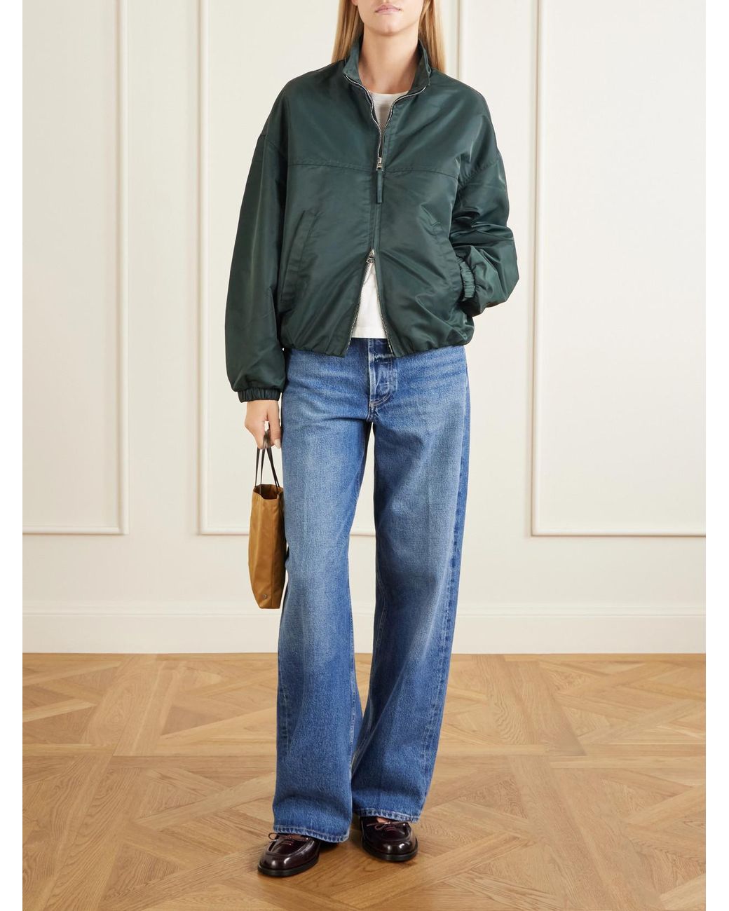 Citizens of Humanity Green Baraccuta Bubble Shell Jacket