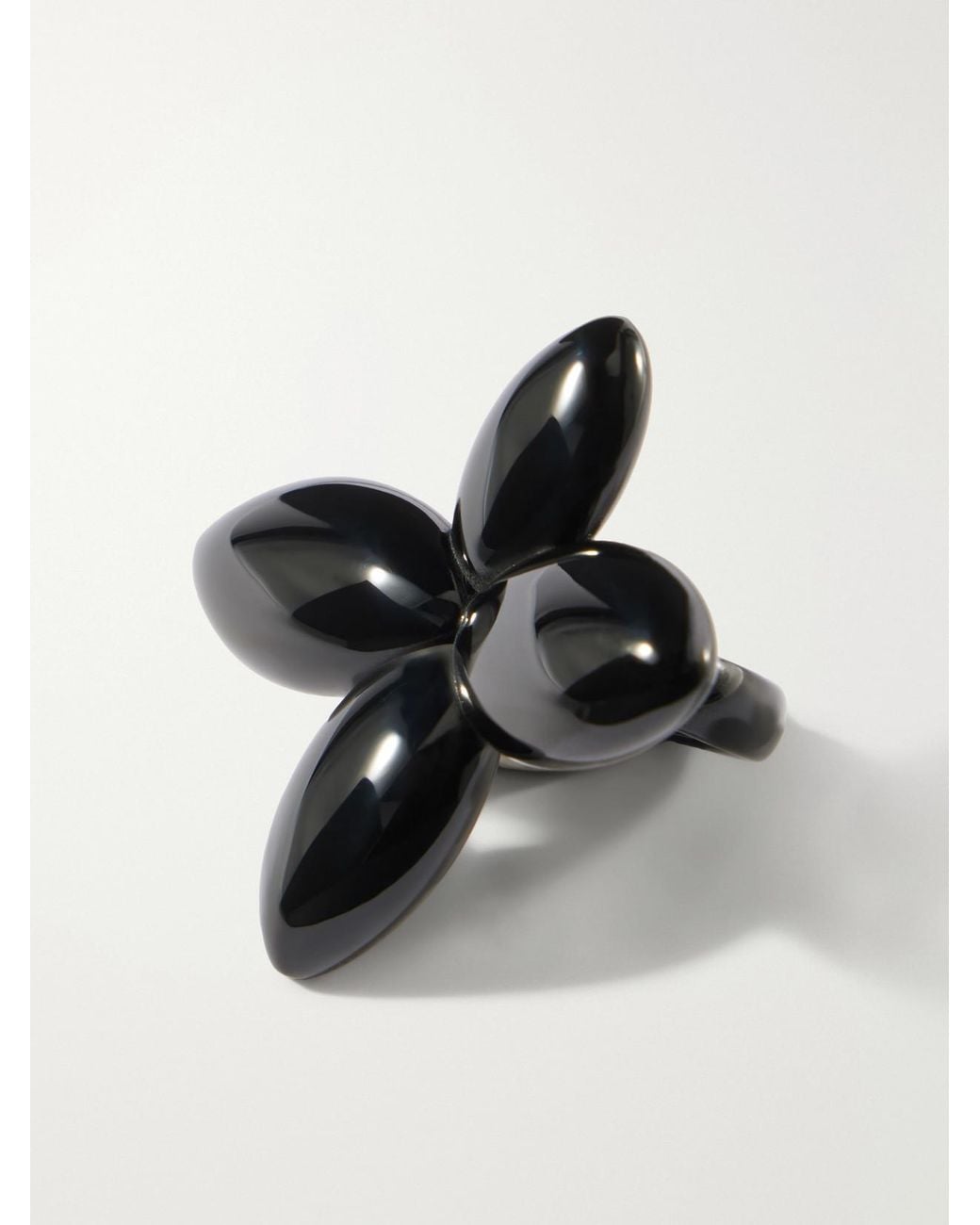 Camille Surault Black Rosemarie Resin Ring