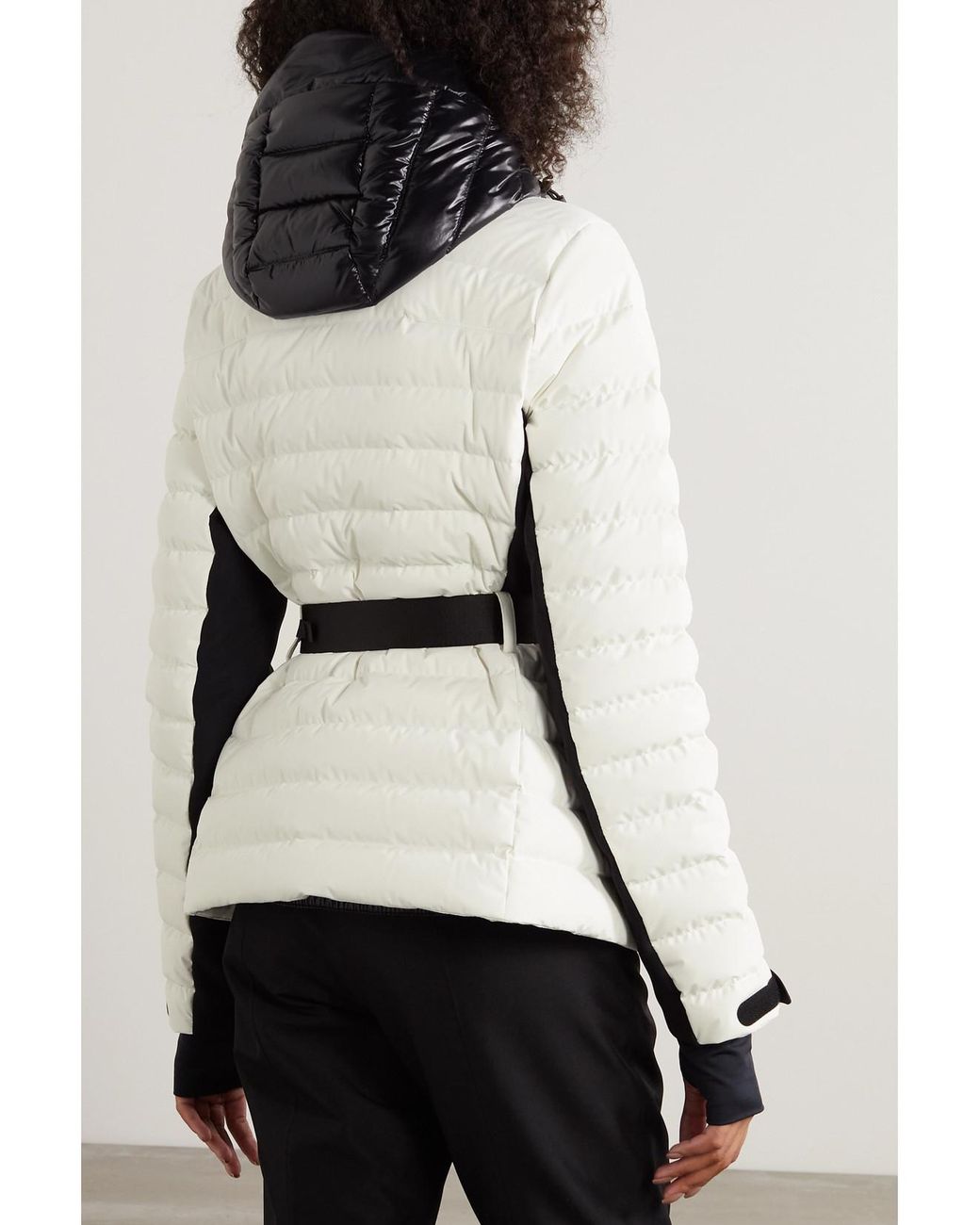 Moncler White Bruche - Short Down Jacket