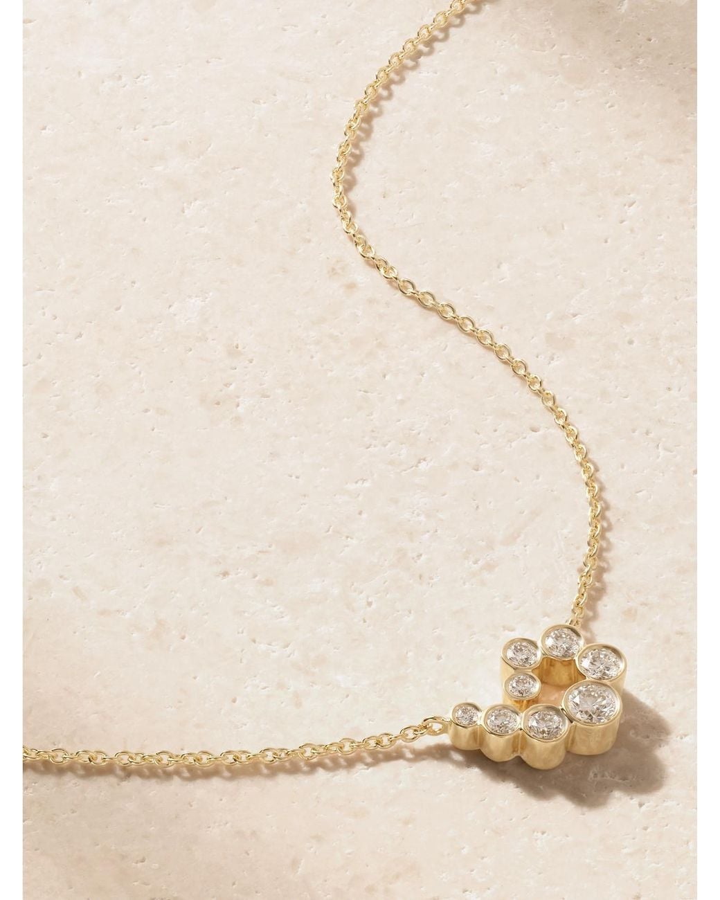 Sophie Bille Brahe Natural Lucia 18-Karat Recycled Diamond Necklace