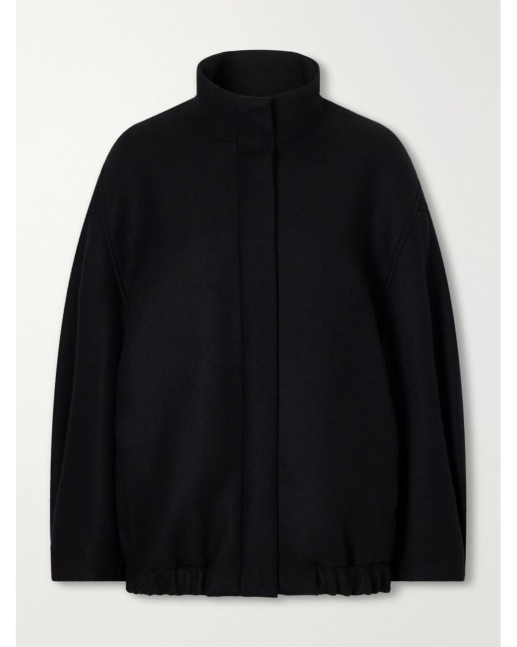 Dries Van Noten Black Wool-Twill Jacket