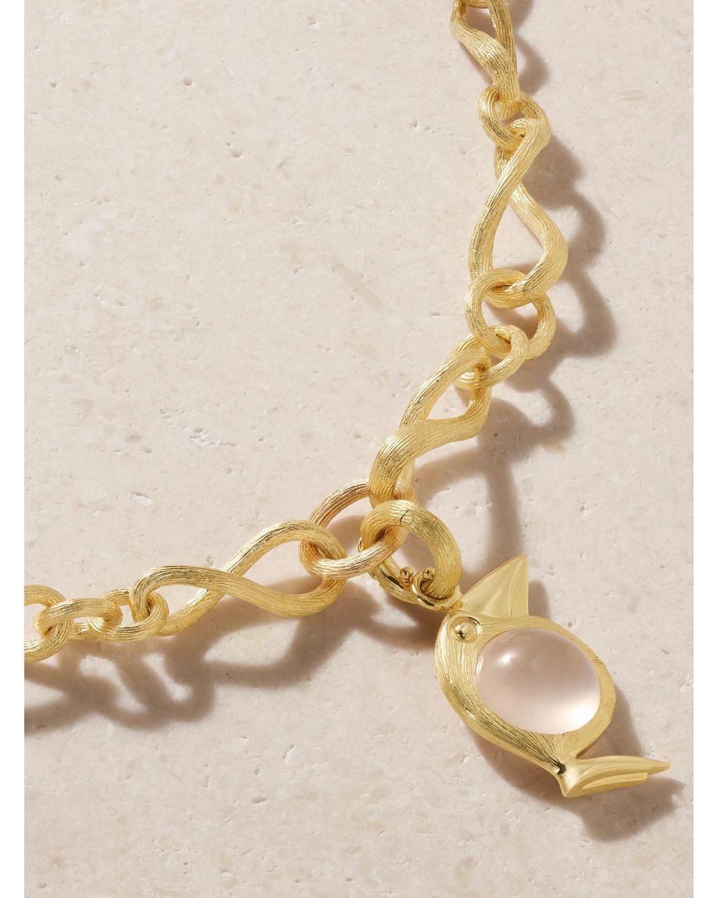 Ole Lynggaard Copenhagen Natural Love 18-Karat And Rose Quartz Bracelet