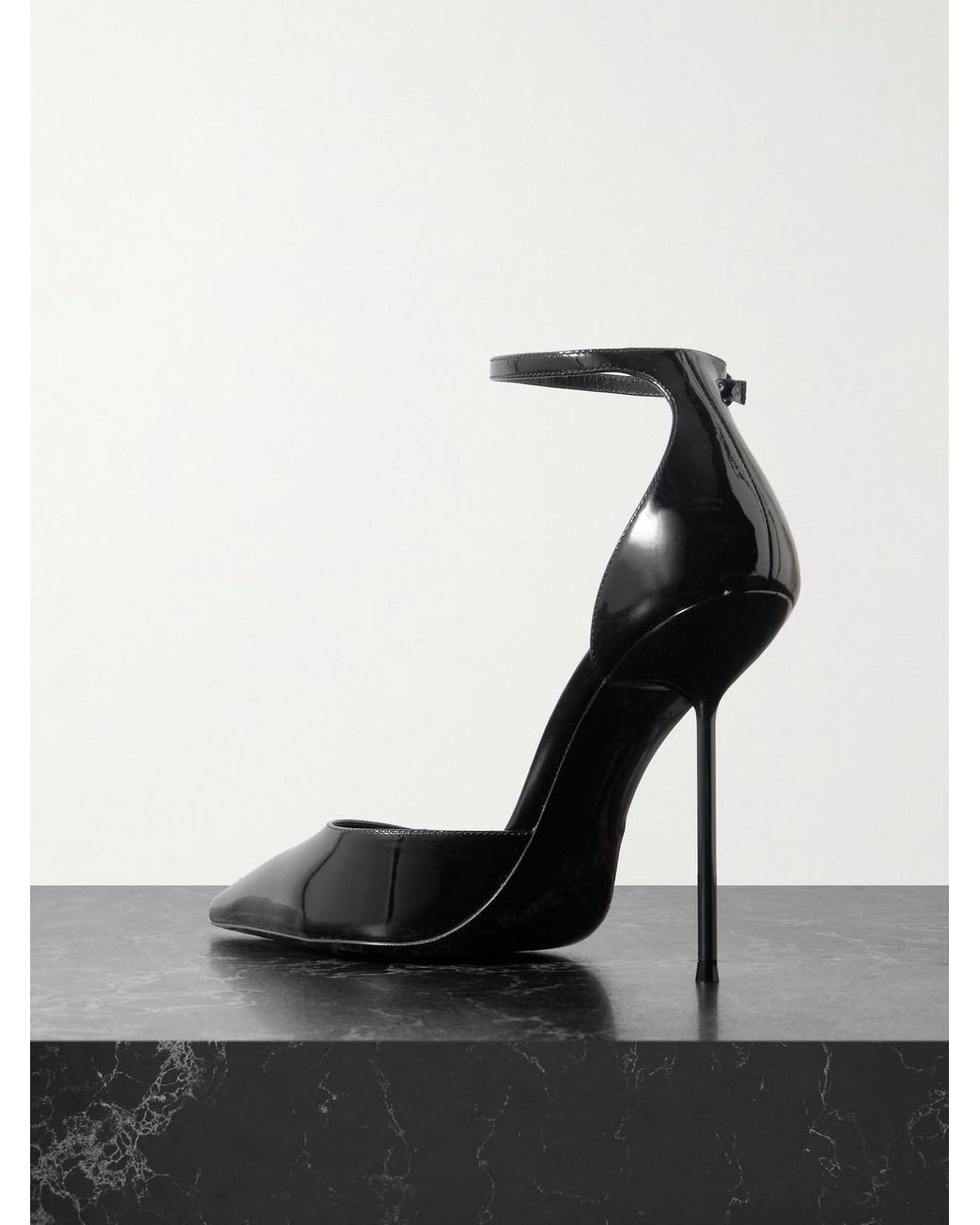 Paris Texas Black Lidia 105 Patent-Leather Pumps