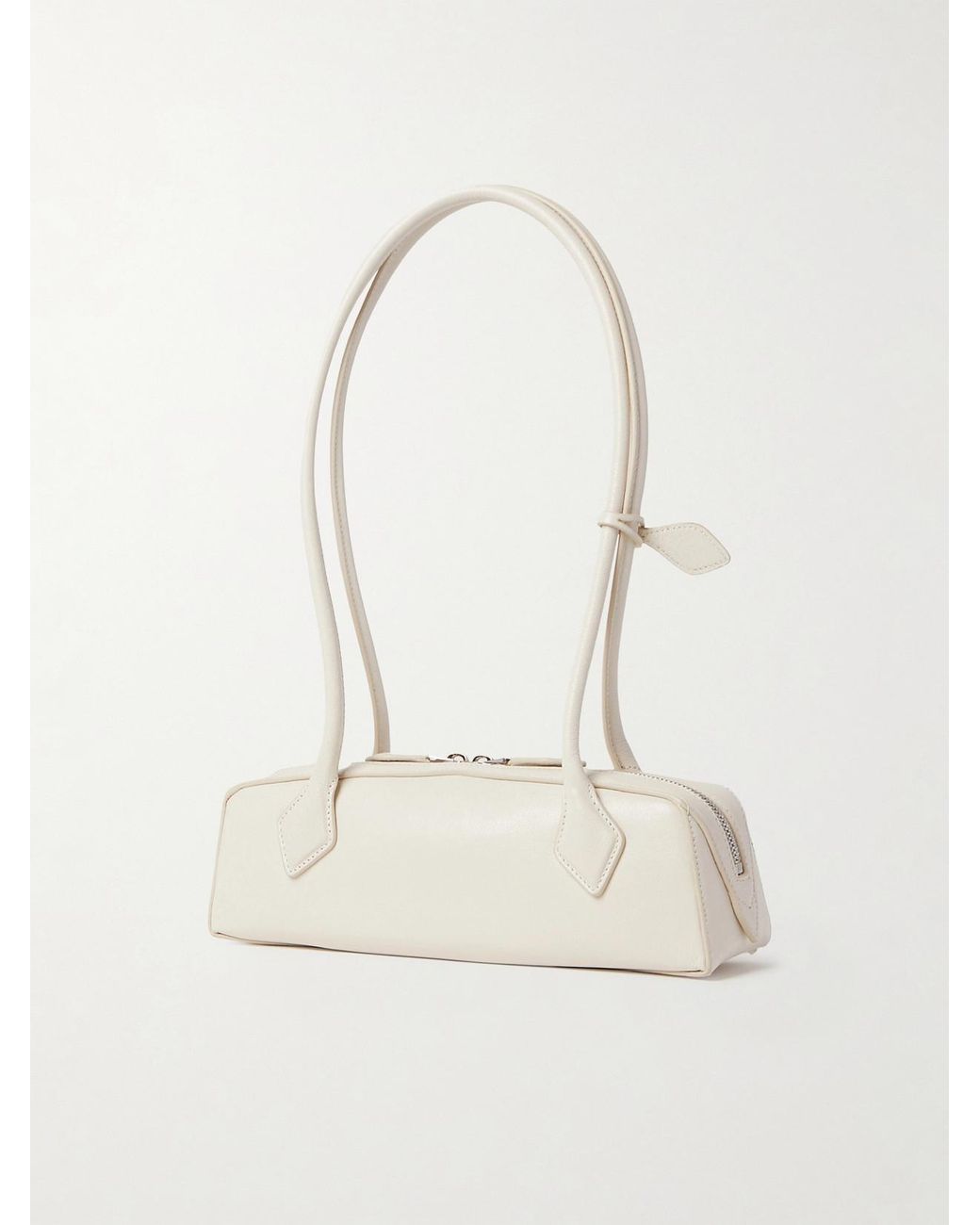 Alaïa Natural Le Teckel Small Leather Shoulder Bag