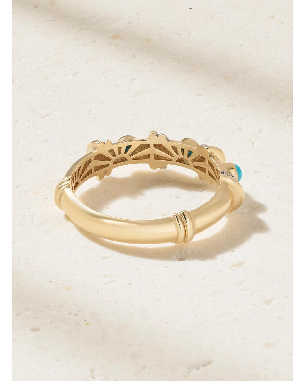 L'Atelier Nawbar Natural Milky Way 18-Karat, And Diamond Ring