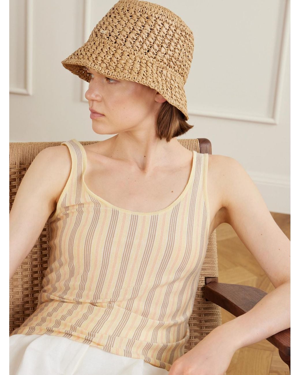 Eugenia Kim Natural Jonah Crochet Hat