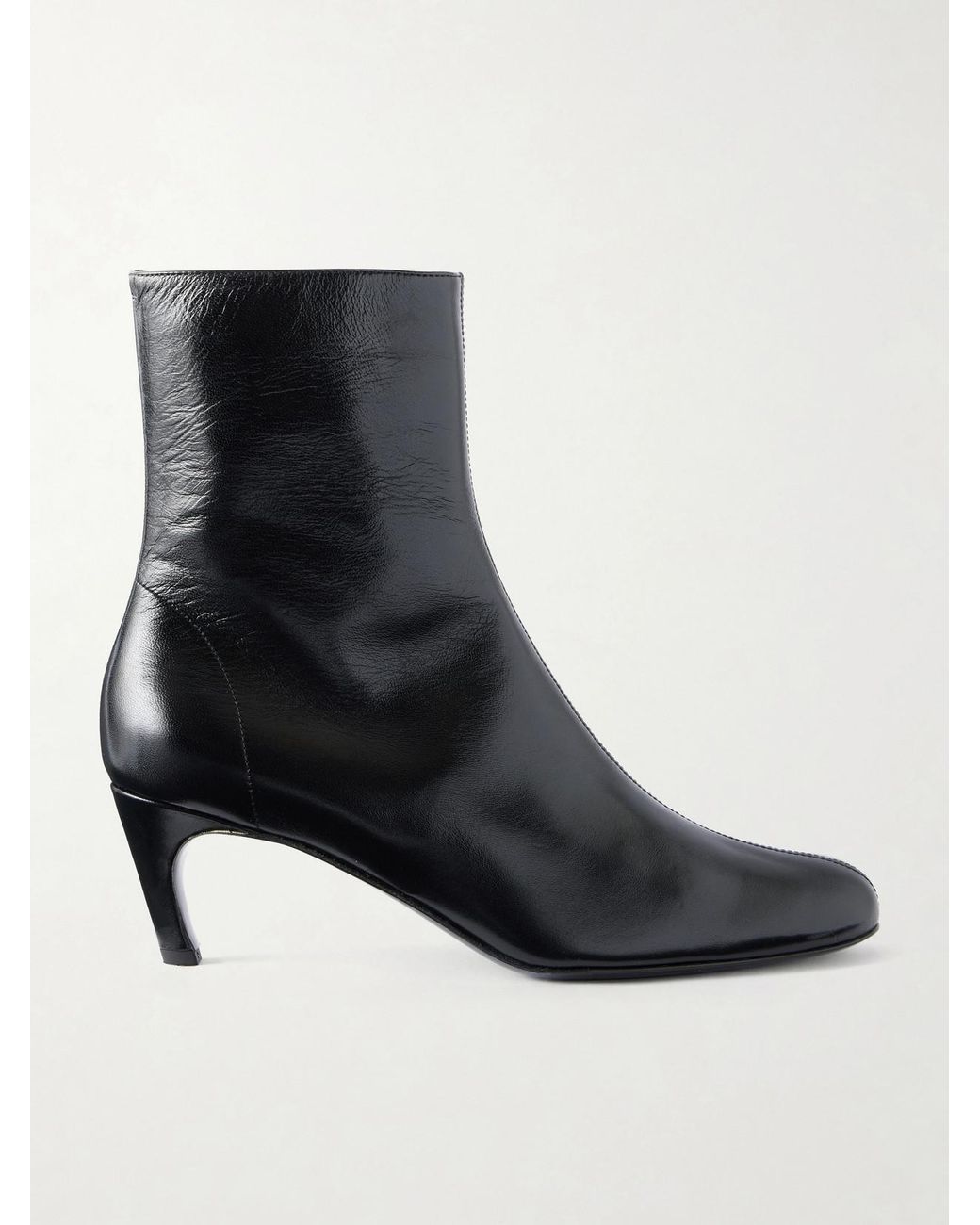 Proenza Schouler Black Uma Leather Ankle Boots