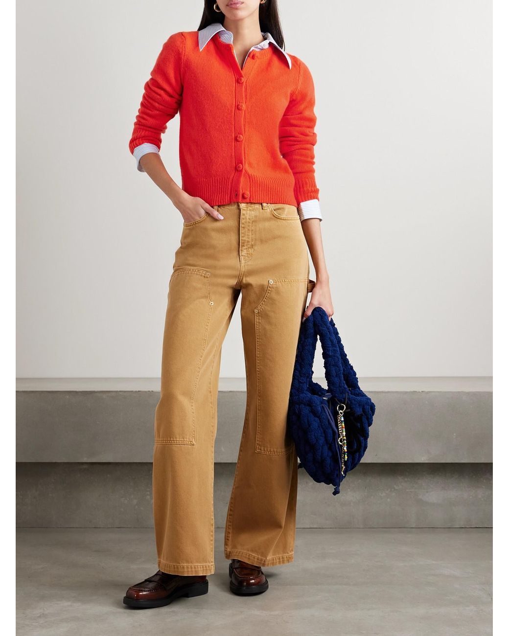 Suzie Kondi Red Kadria Cashmere Cardigan