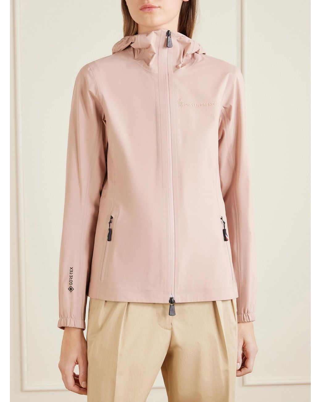 Moncler Pink Valles Windbreaker Jacket