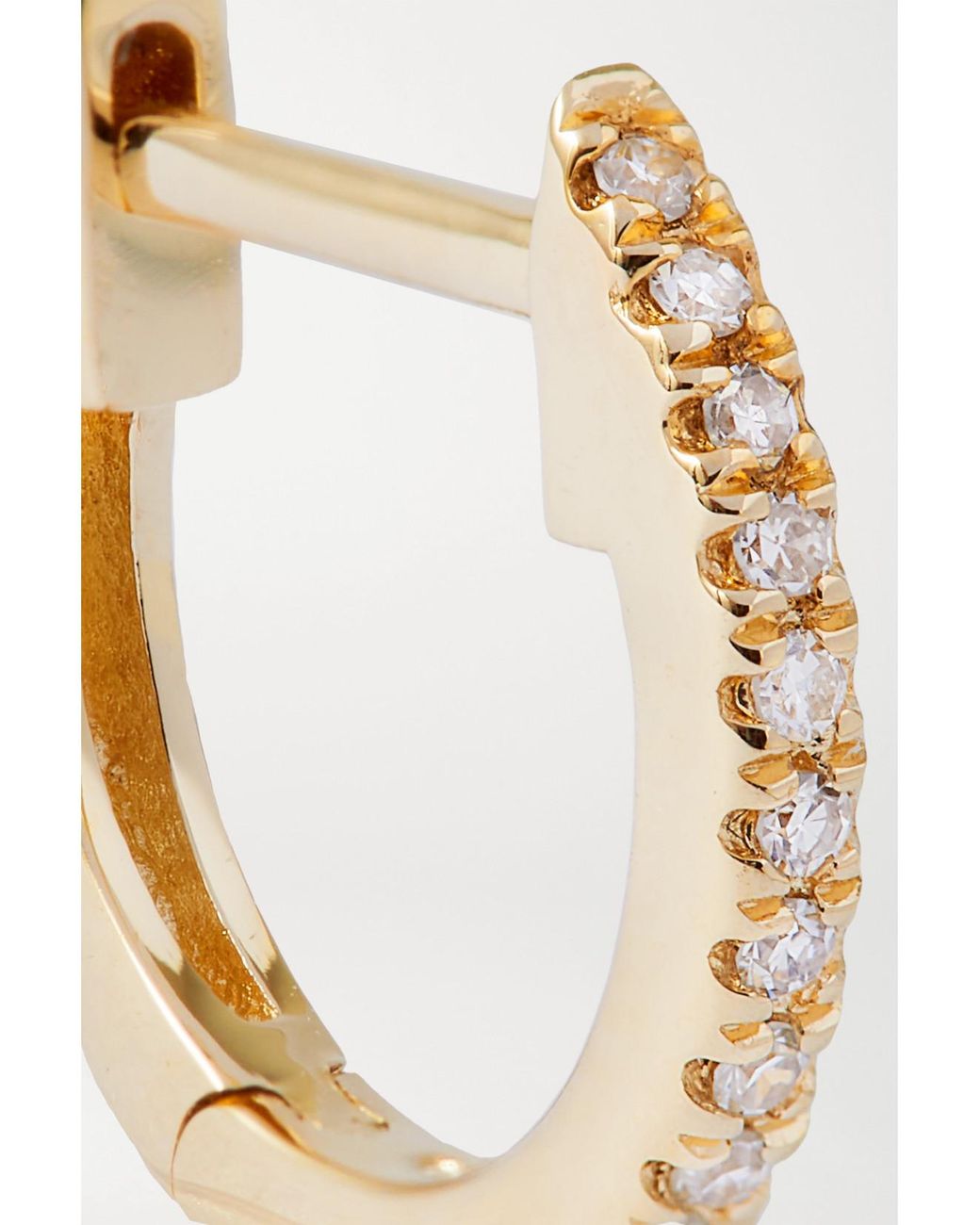STONE AND STRAND Metallic Diamond Earring
