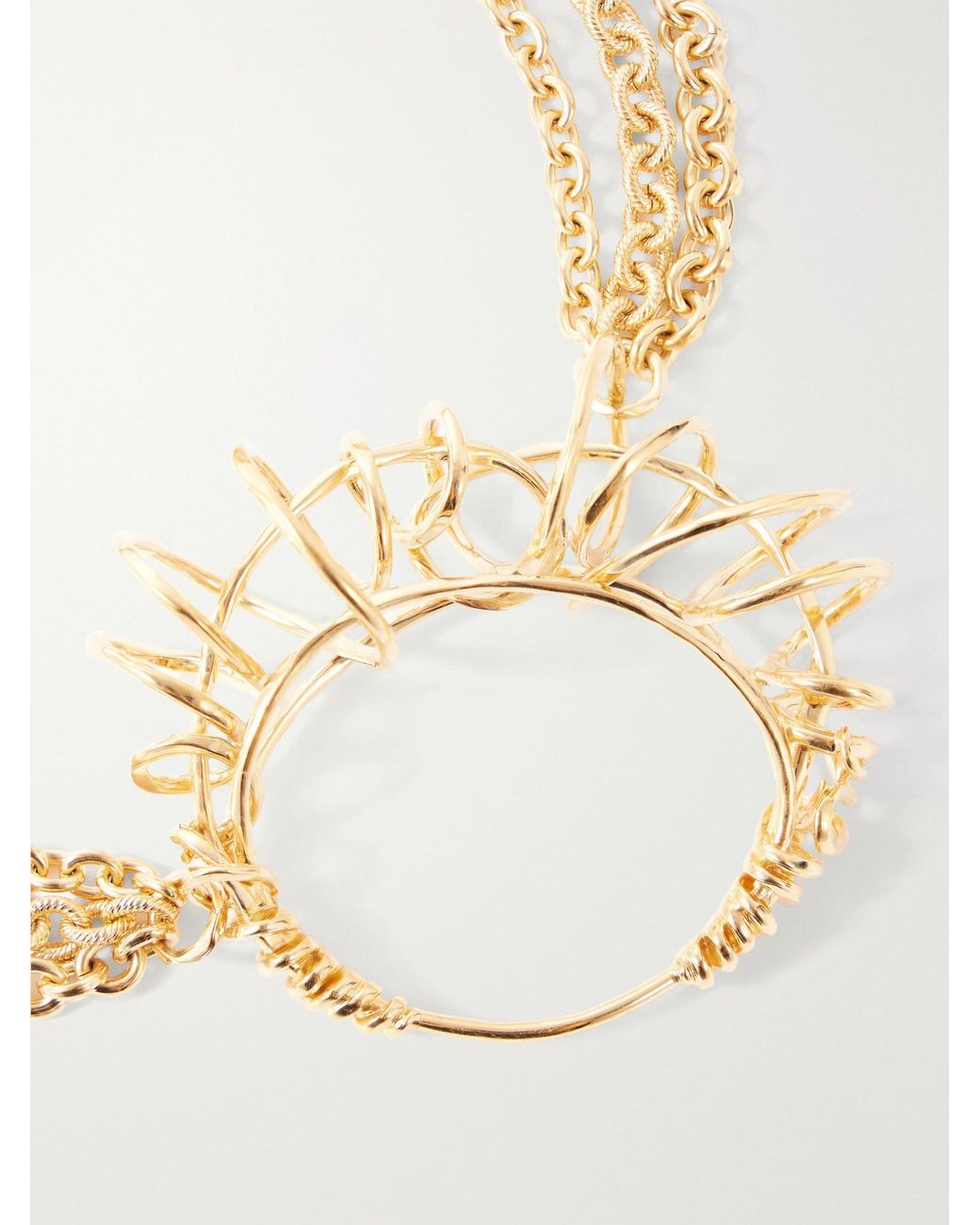 Chloé White Pendant-Tone Necklace