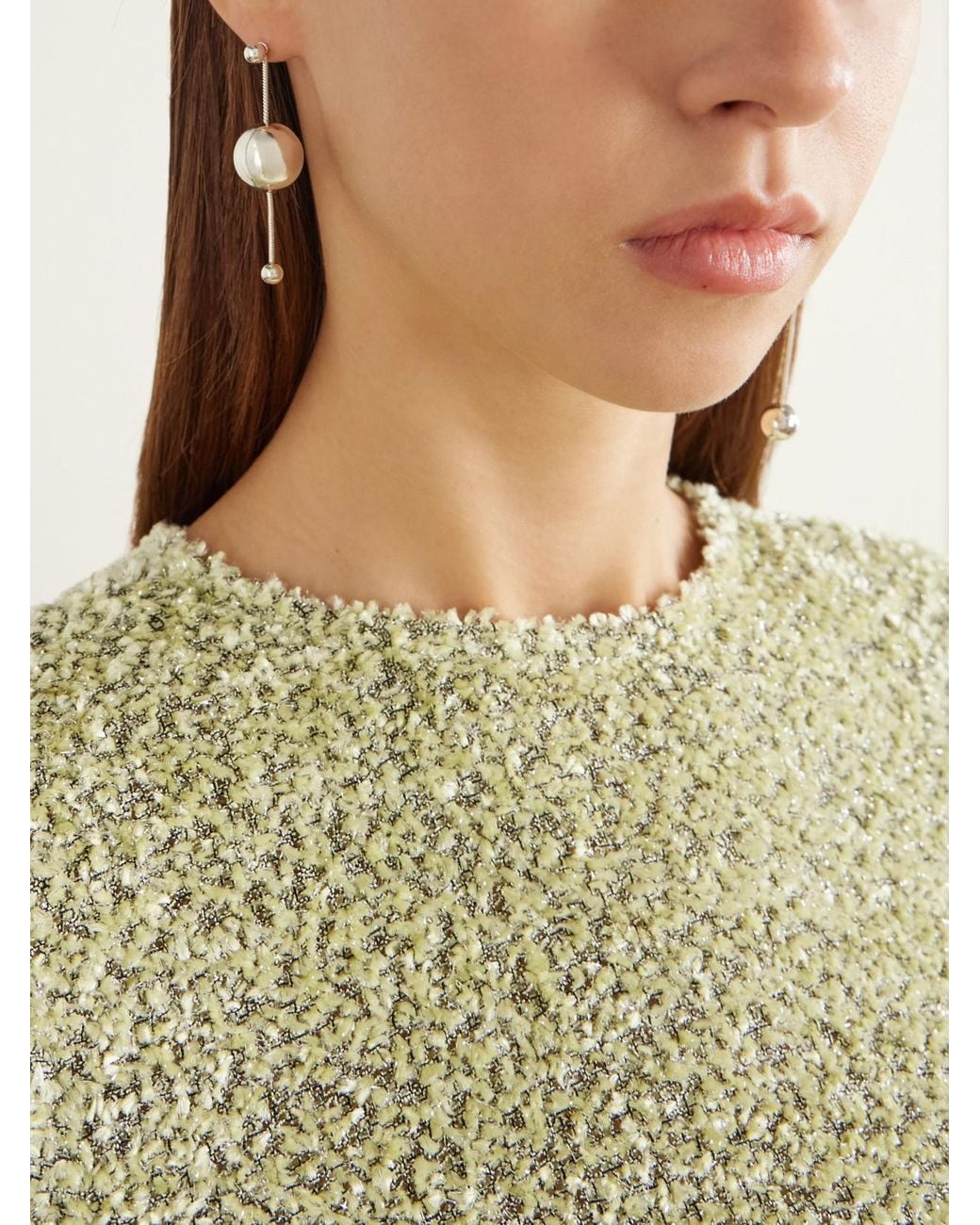 Camille Surault Natural Vada Asymmetric Sterling Earrings