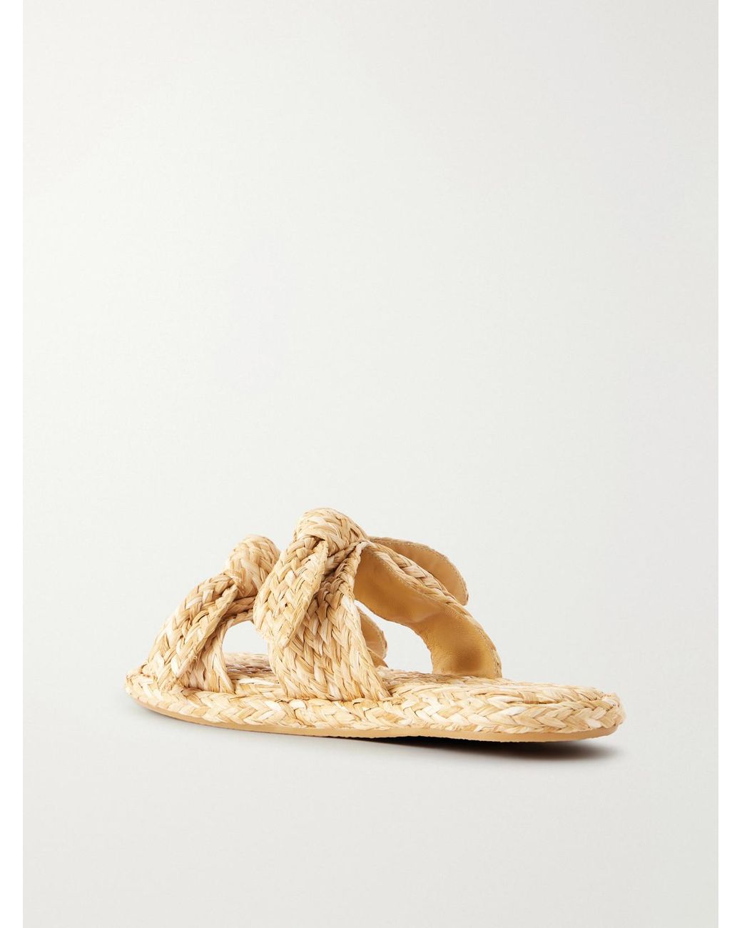 Zimmermann Natural Carousel Raffia Slides
