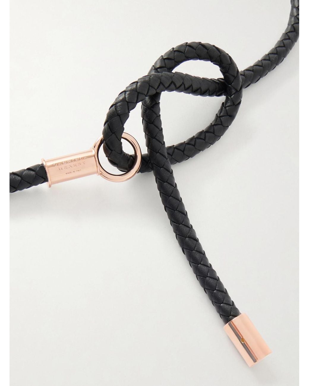 Gabriela Hearst Natural Rope Woven Leather Belt