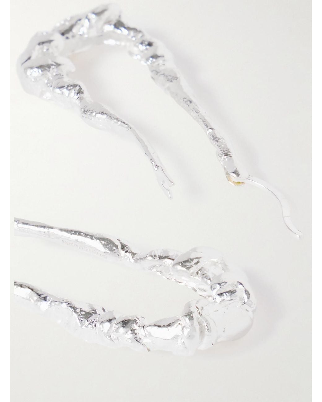 COMPLETEDWORKS Natural Plated Hoop Earrings