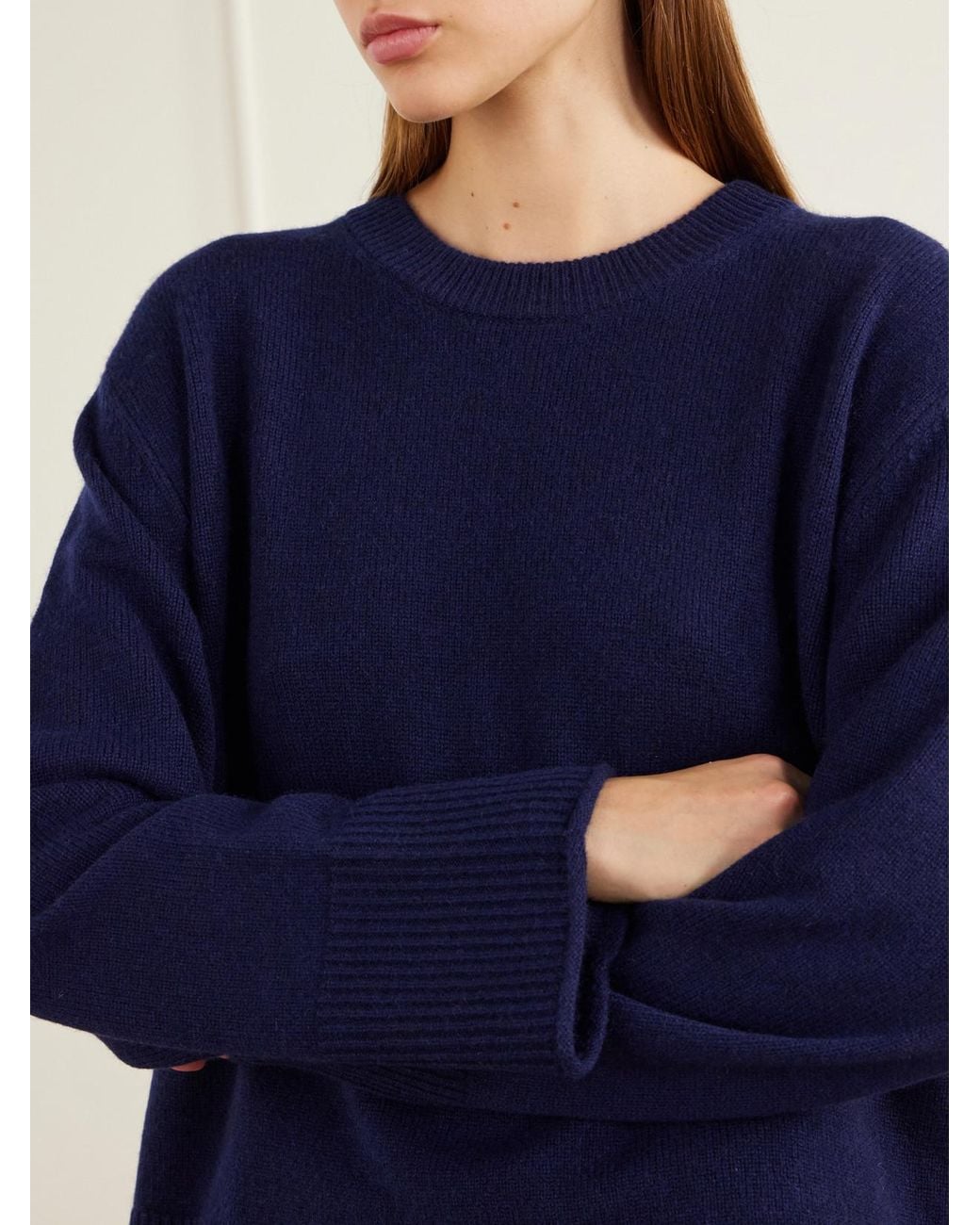 James Perse Blue Cashmere Sweater