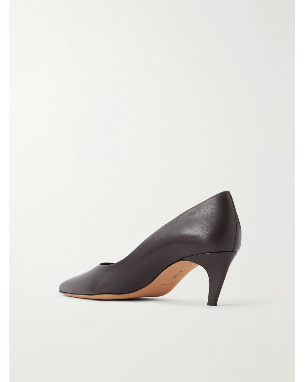 Jude Brown Blade 60 Leather Pumps
