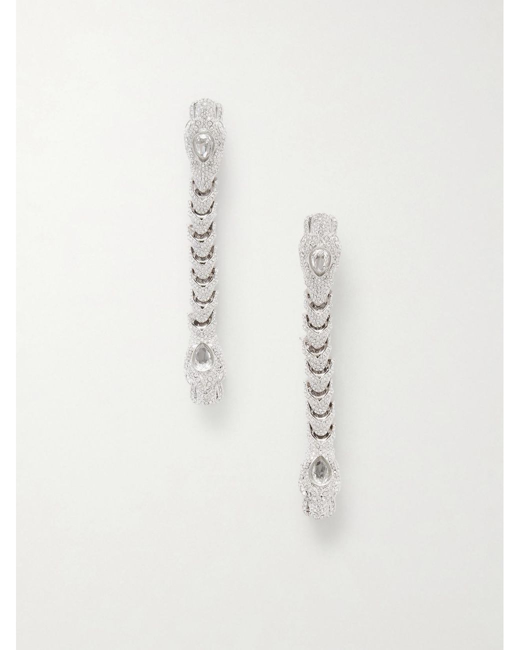 Gucci Natural Dionysus-Tone And Crystal Earrings