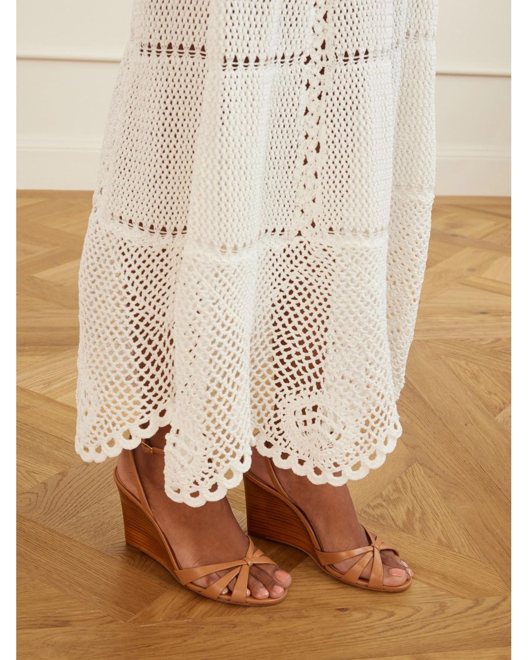 Aquazzura Brown Tati 85 Leather Sandals