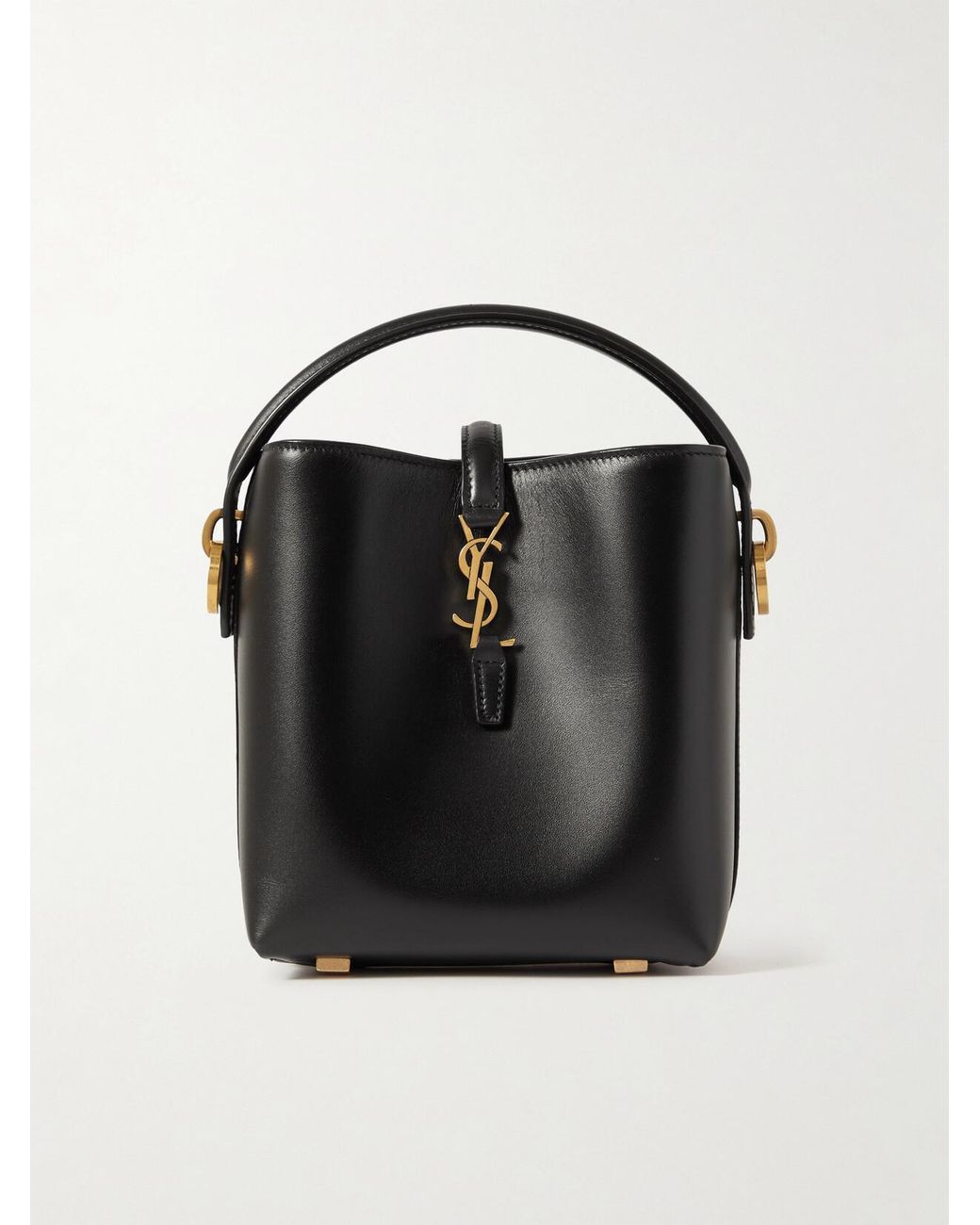 Saint Laurent Black Mini Le 37 Bucket Bag