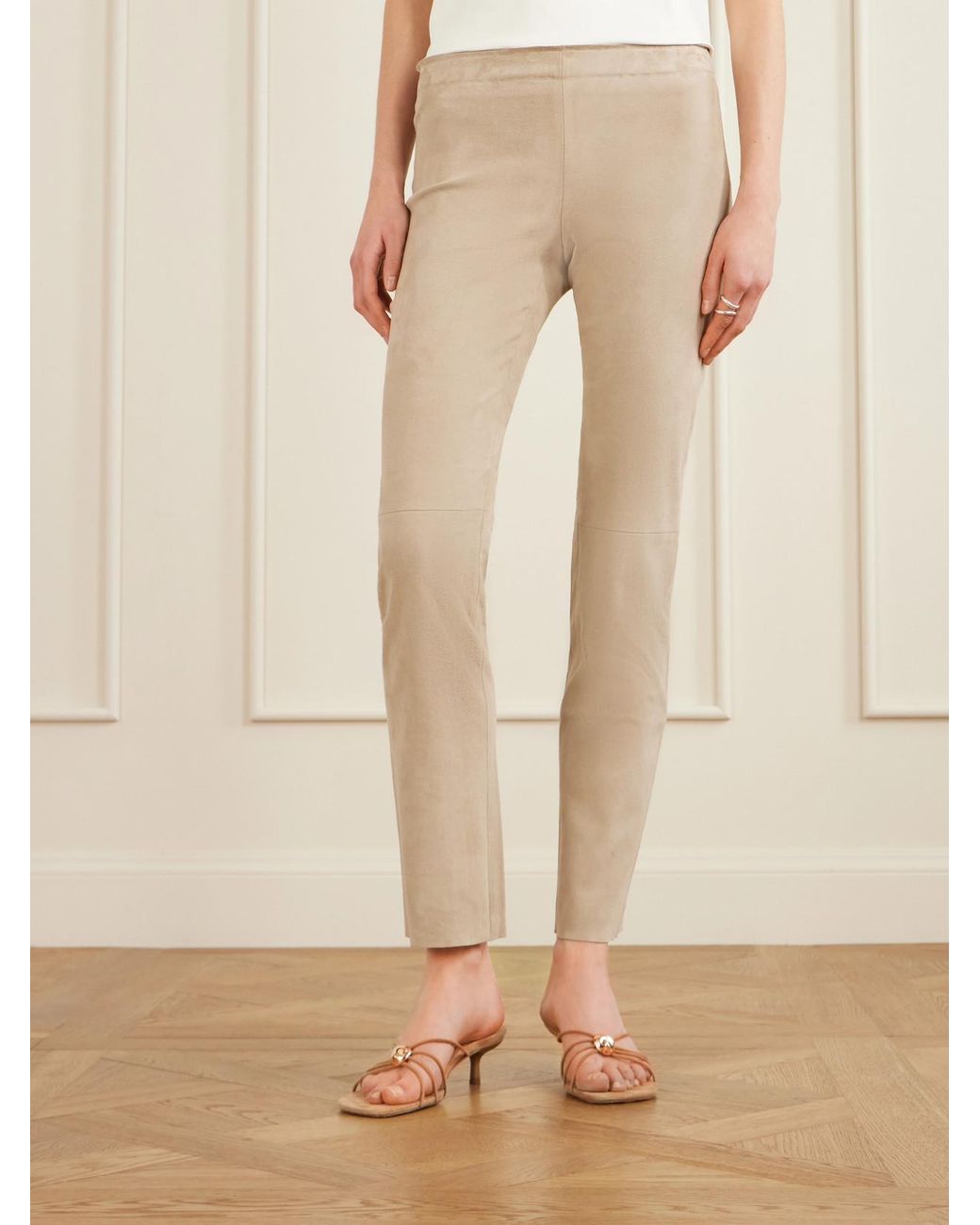 Stouls Natural Jacky Suede Leggings