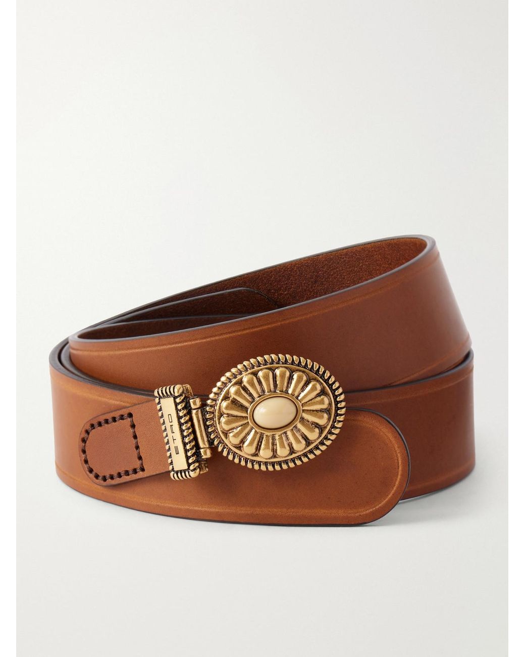 Etro Brown Leather Belt