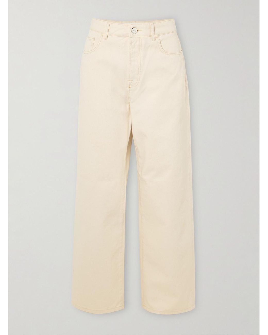 Rohe Natural High-Rise Wide-Leg Jeans