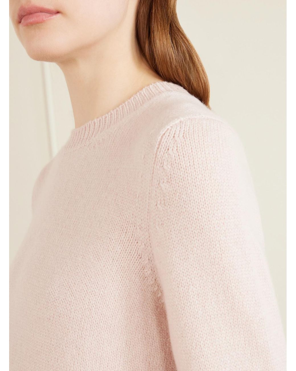 Khaite Natural Leta Cashmere Sweater