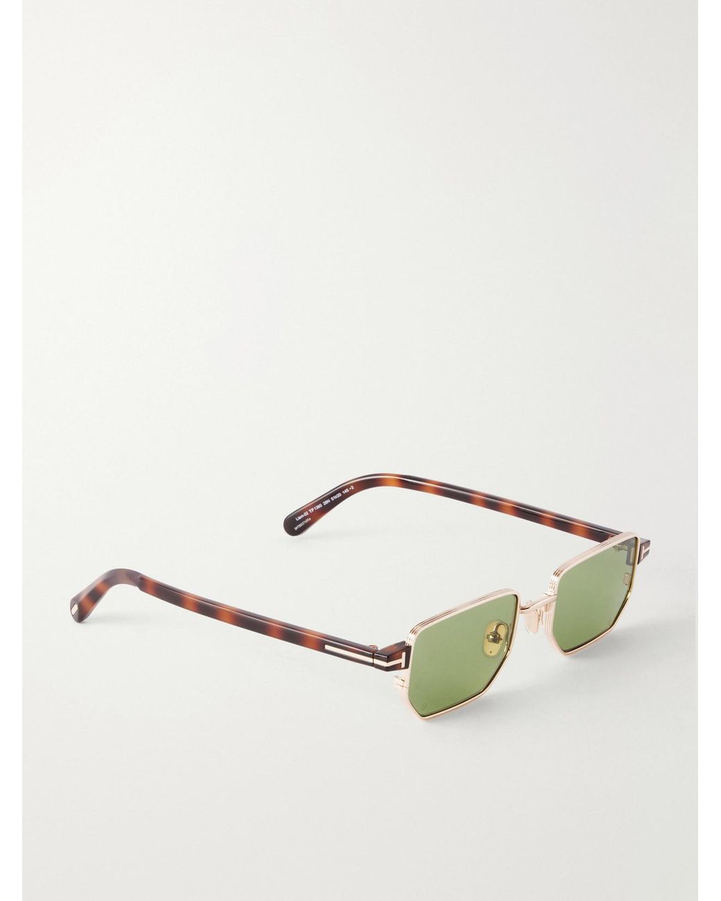 Tom Ford Green Liam-02 Square-Frame-Tone Sunglasses
