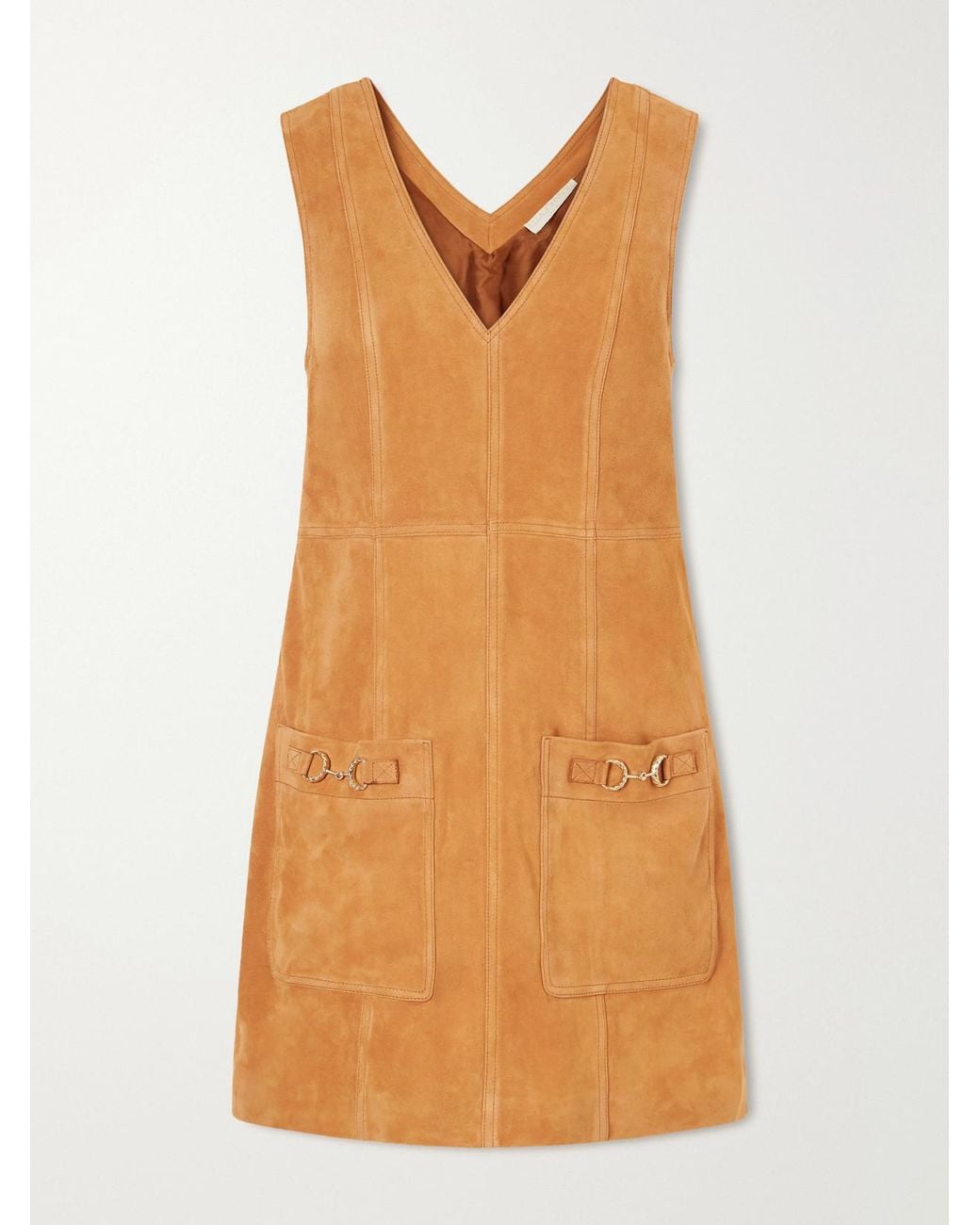 Ulla Johnson Brown Sloane Suede Mini Dress