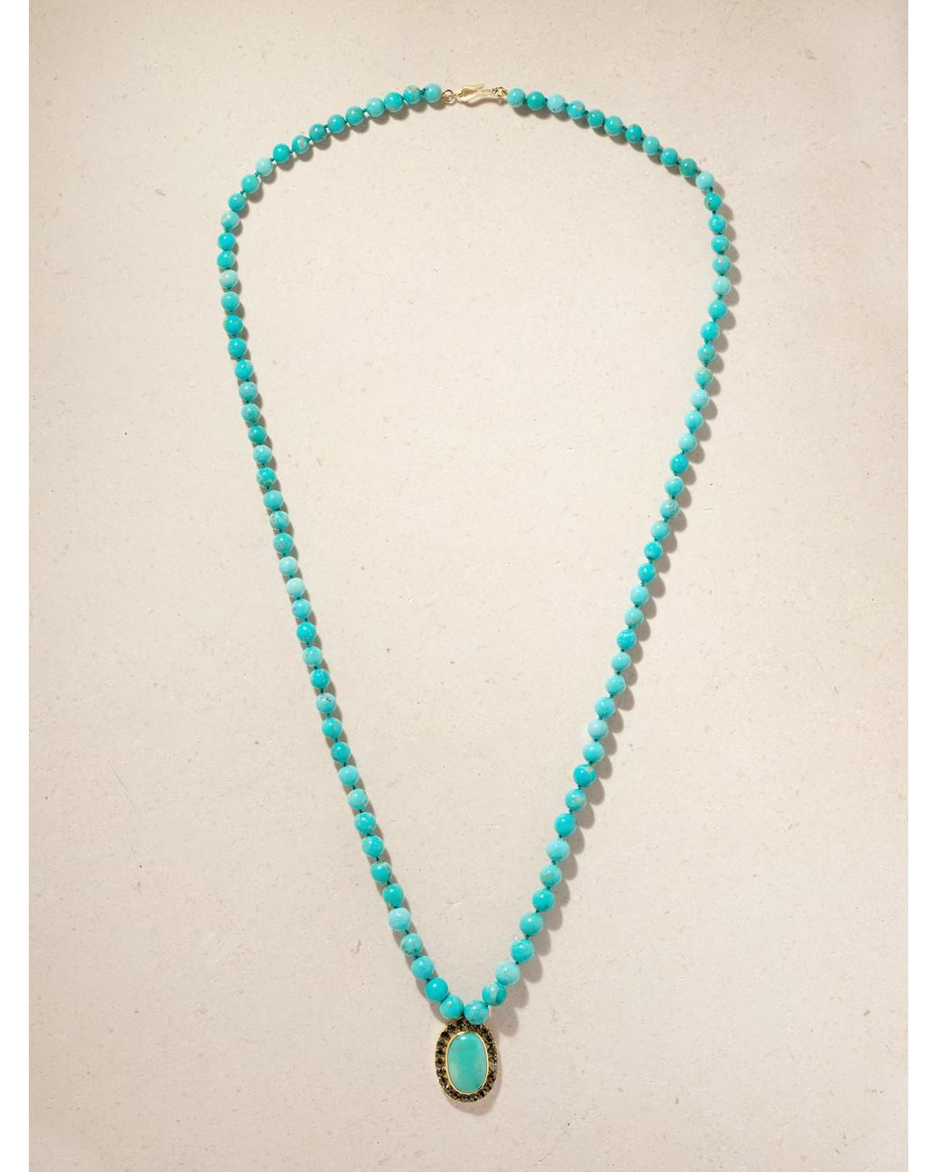 Ileana Makri Green 18-Karat, And Diamond Necklace
