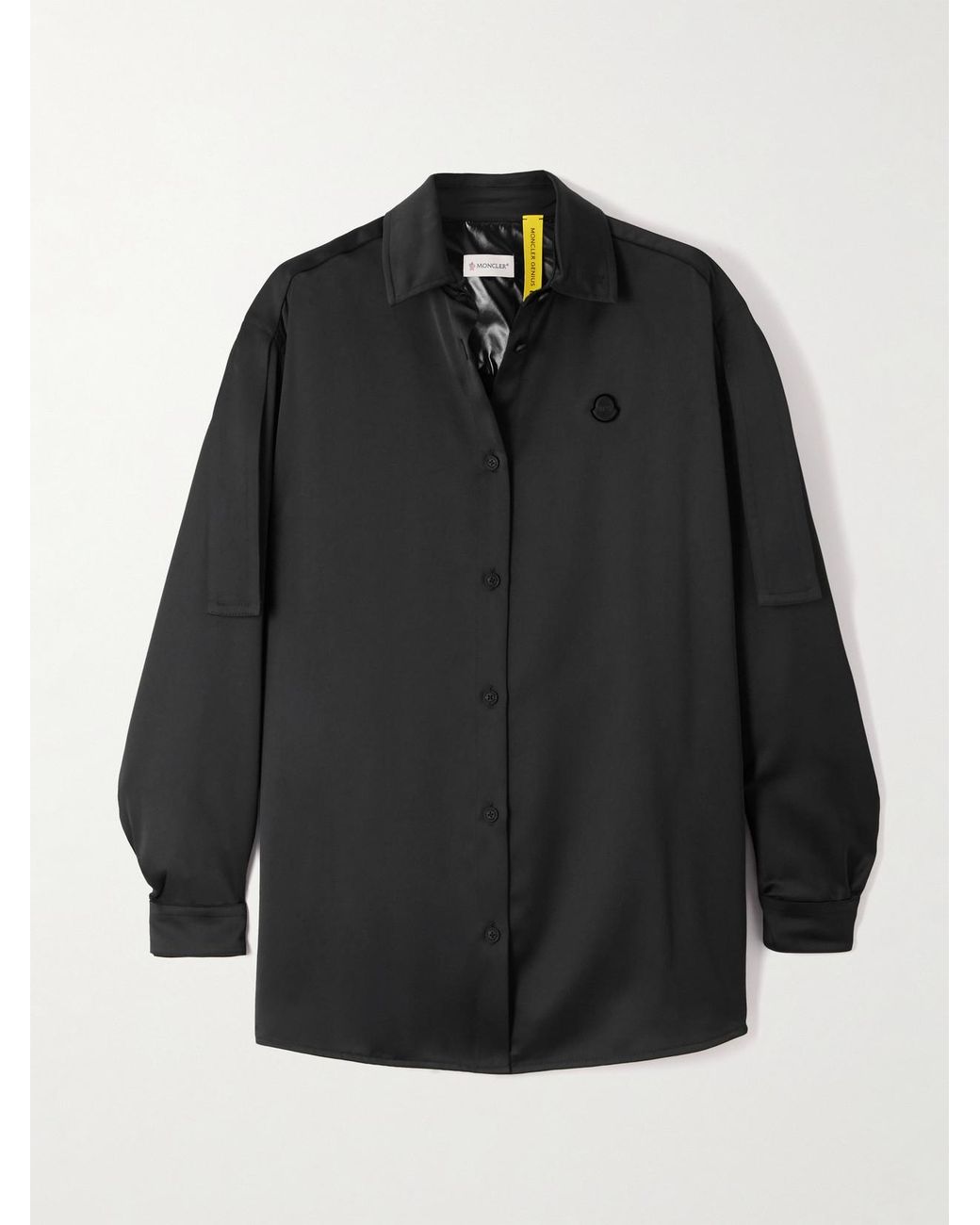 Moncler Genius Black Edward Enninful Satin Shirt