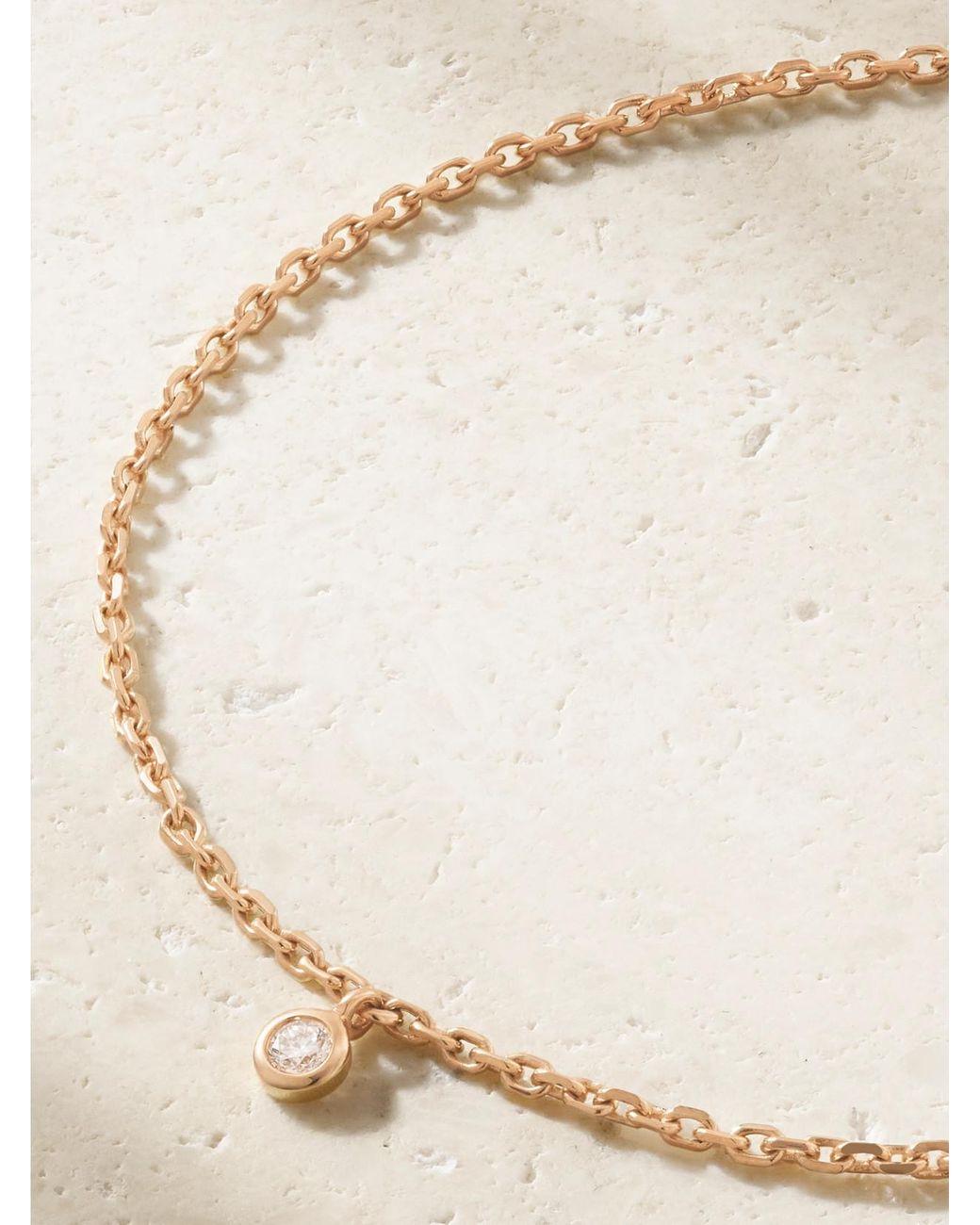 De Beers London Natural My First De Beers Clea 18-Karat Rose Diamond Bracelet
