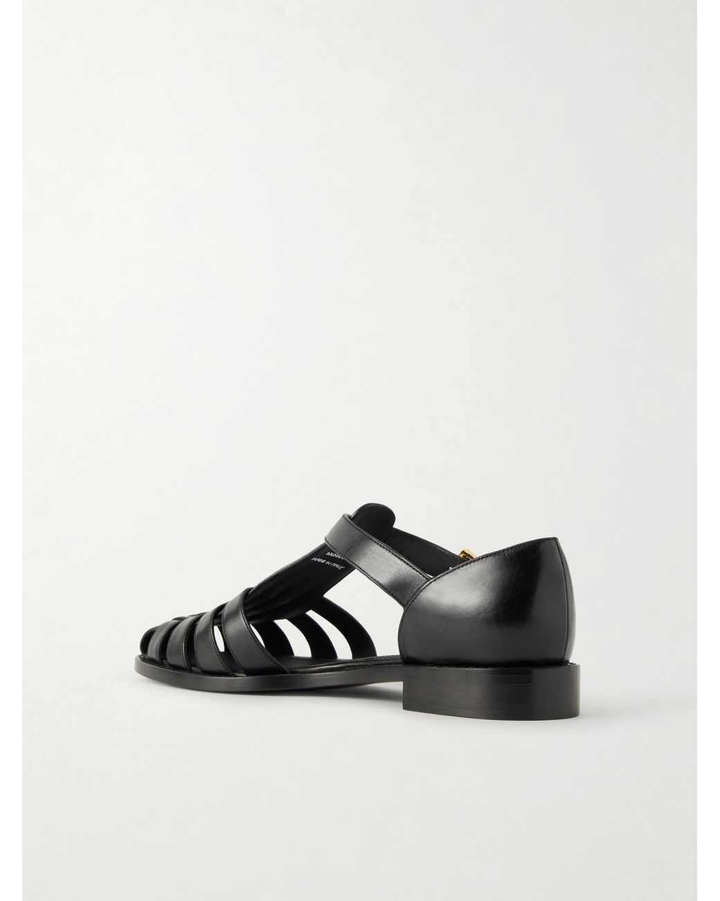 Church's Black Kelsey Woven Leather Sandals