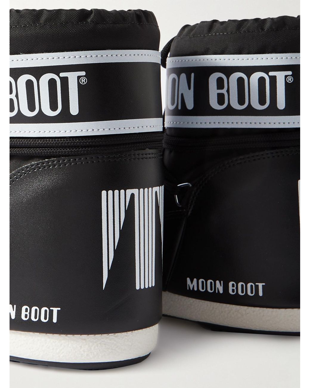 Moon Boot Black Icon Low Shell Snow Boots