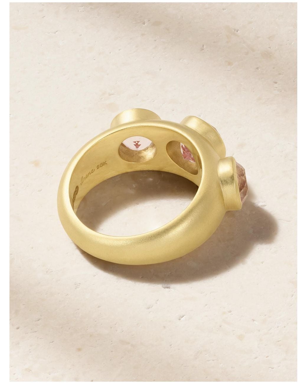 Irene Neuwirth Natural 18-Karat And Kunzite Ring