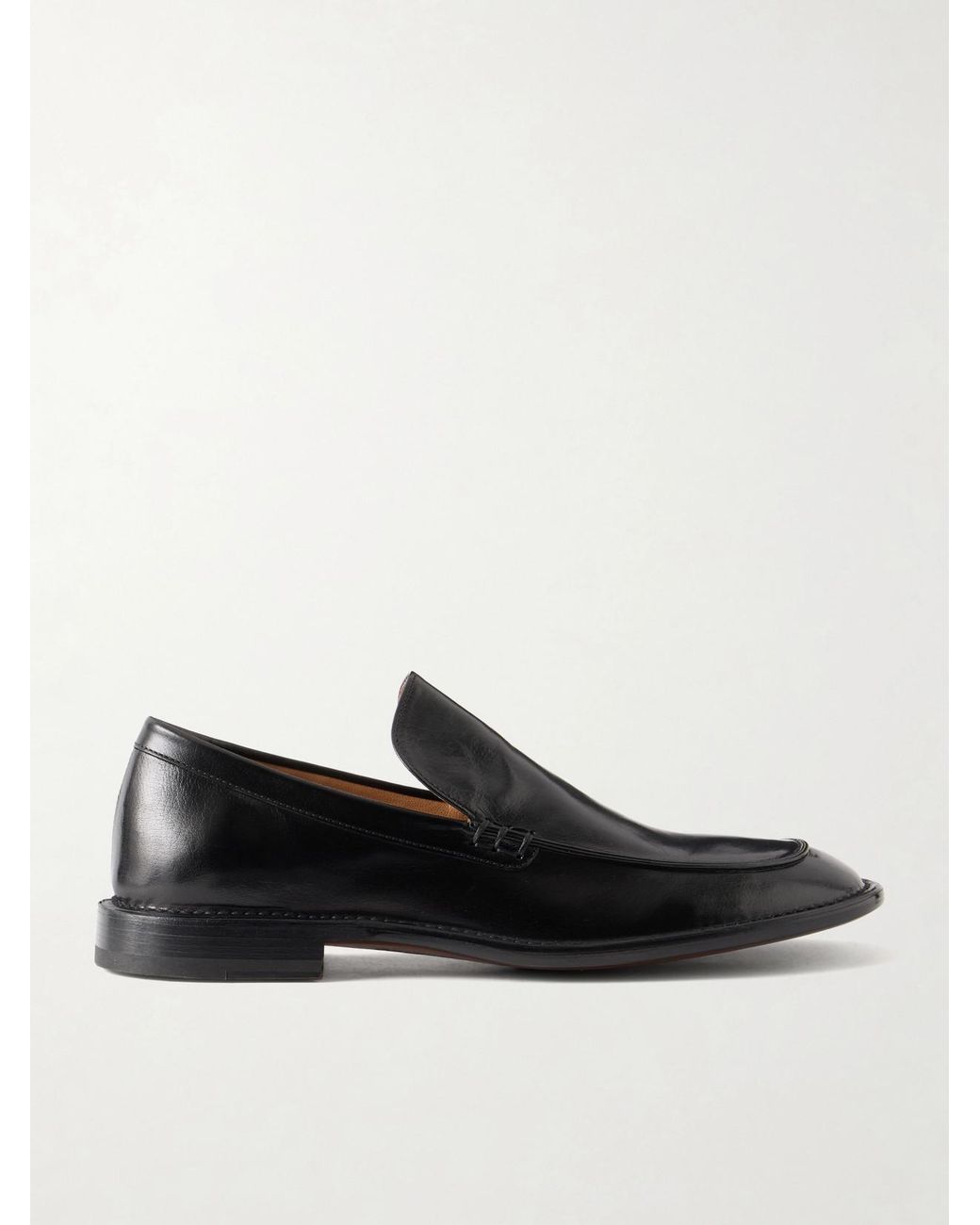 Calvin Klein Black Lido Leather Loafers