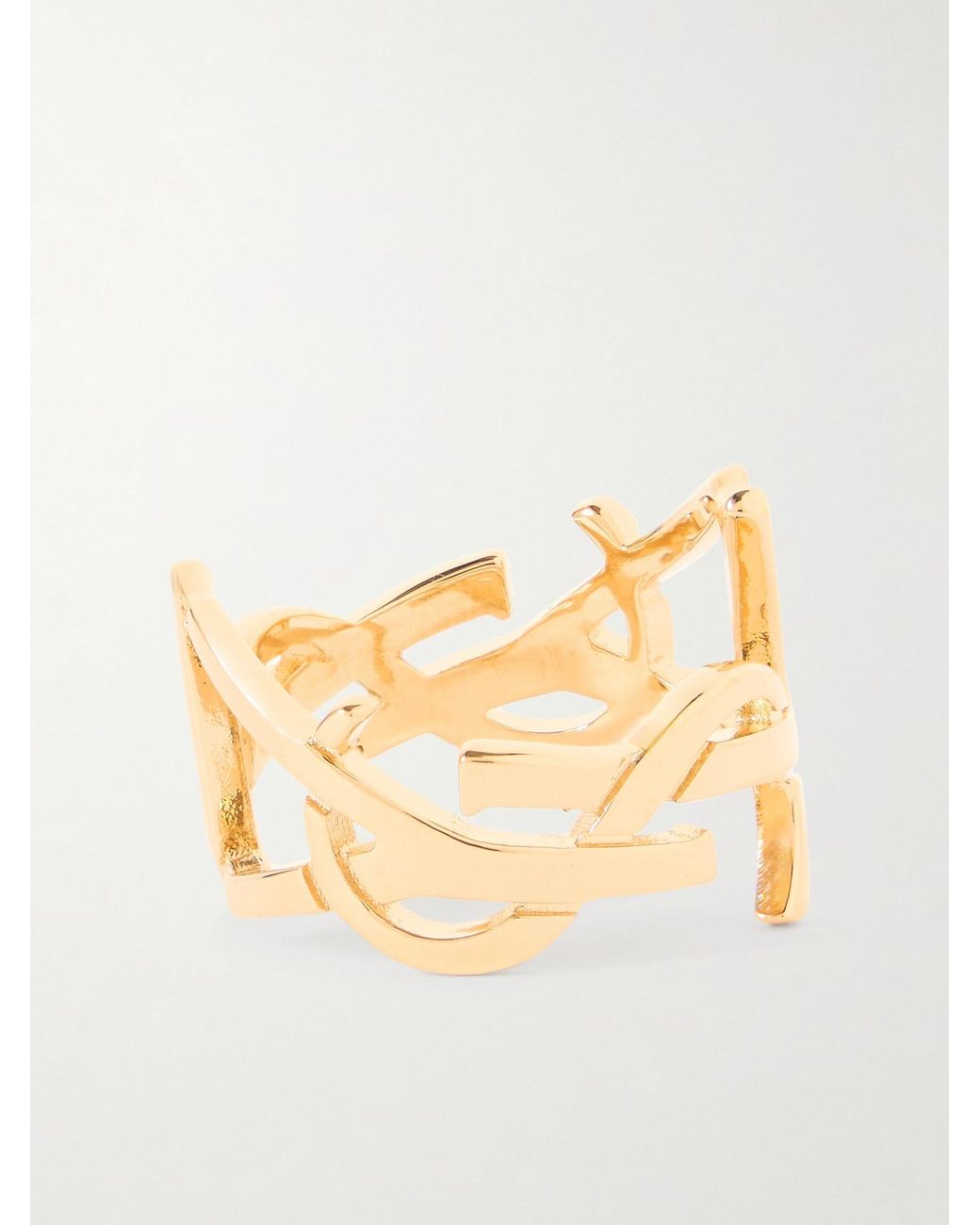 Saint Laurent Natural Scarf-Tone Ring