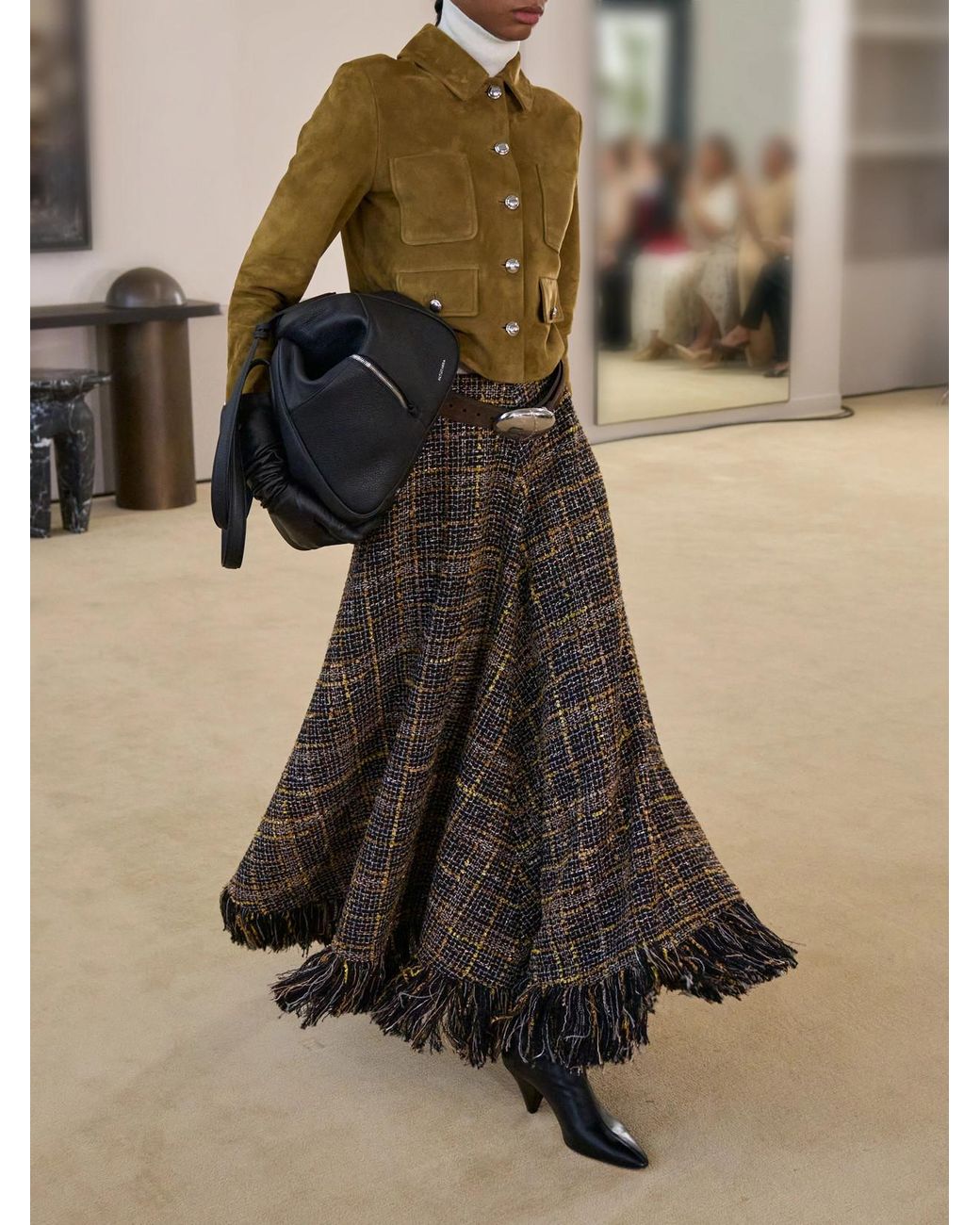 Altuzarra Green Astley Suede Jacket