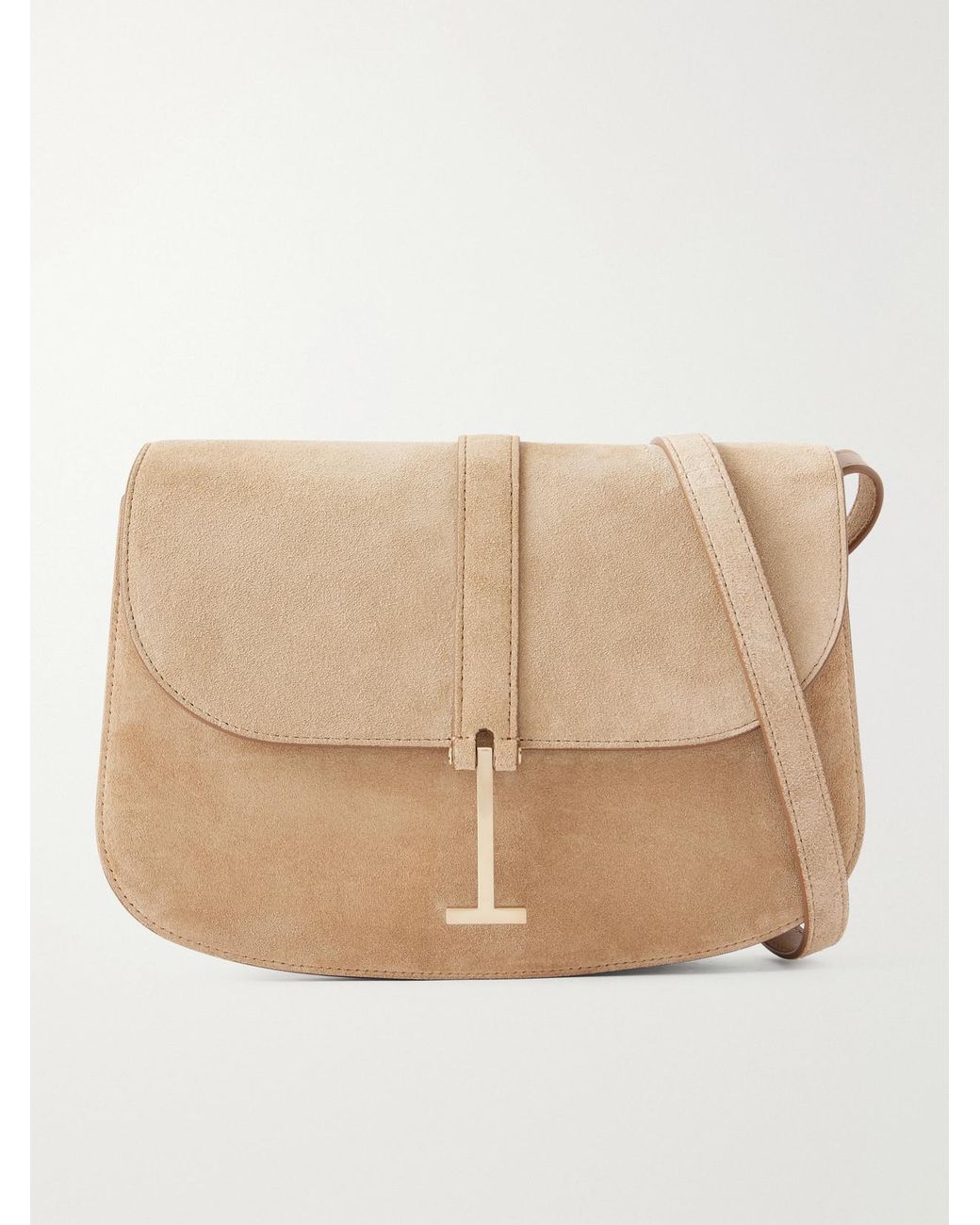 Tom Ford Natural Small Suede Shoulder Bag