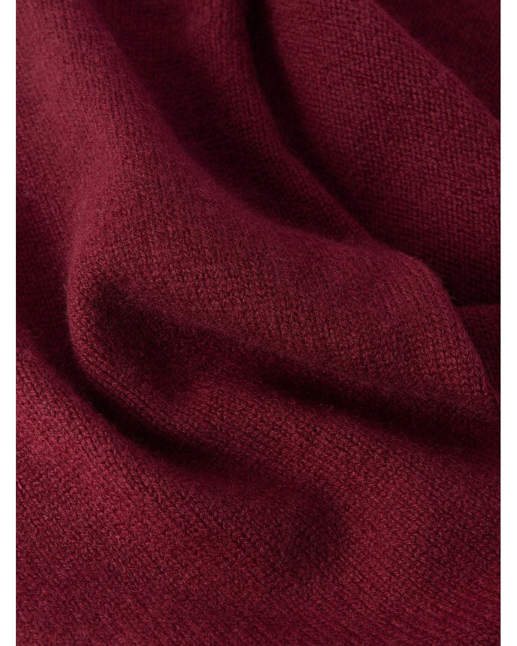 Lisa Yang Red Florianne Cashmere Scarf
