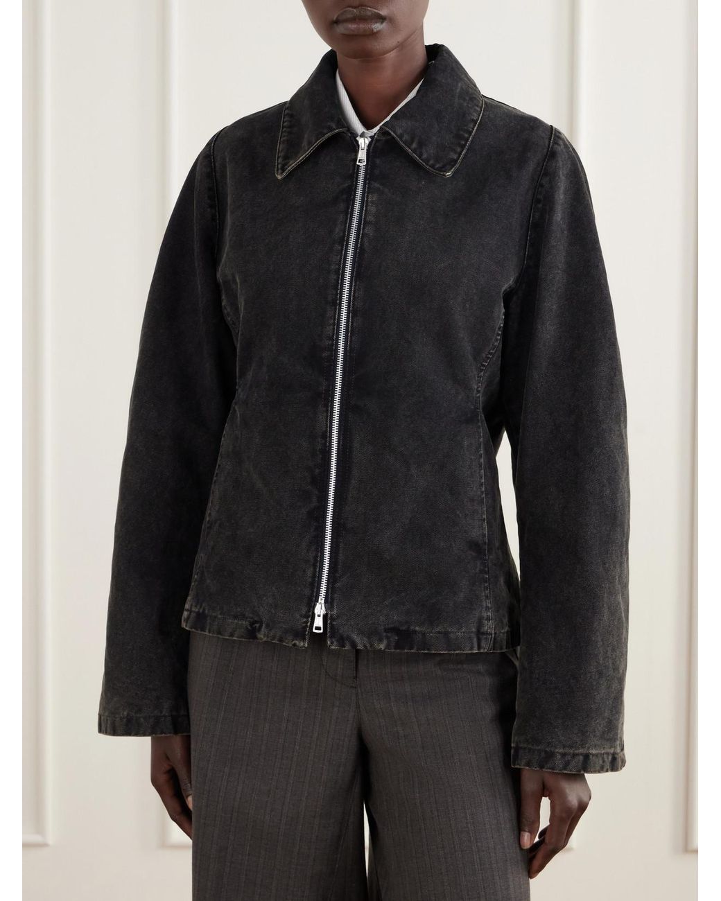 Our Legacy Black Cinched Denim Jacket
