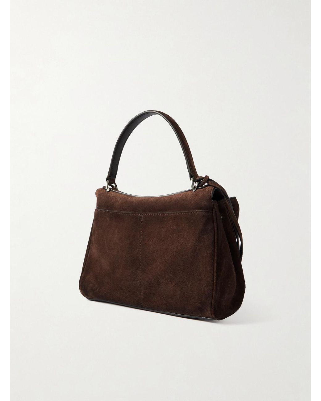 Balenciaga Brown Rodeo Mini Suede Shoulder Bag