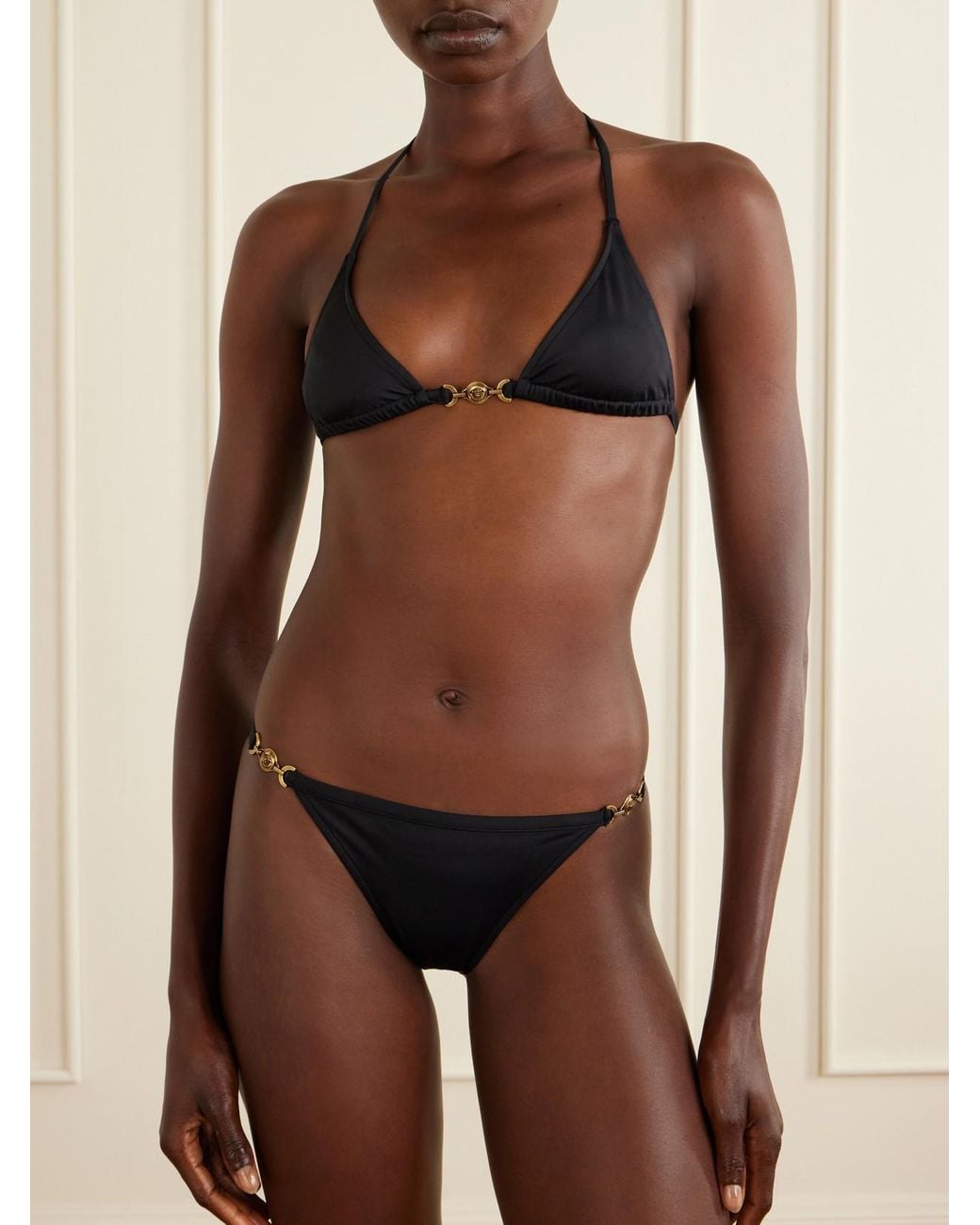 Versace Black Bikini Briefs