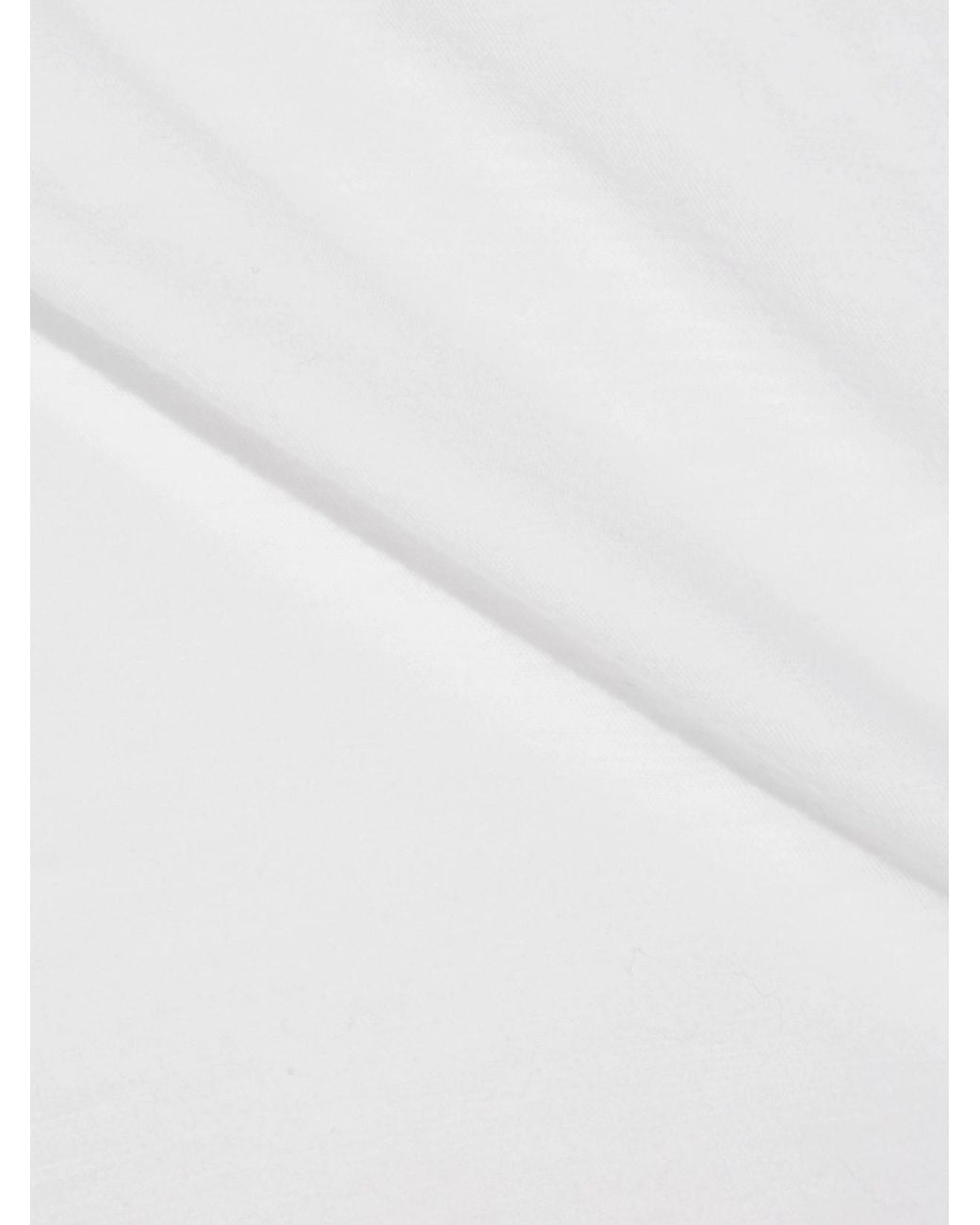 James Perse White Slub Cotton Top